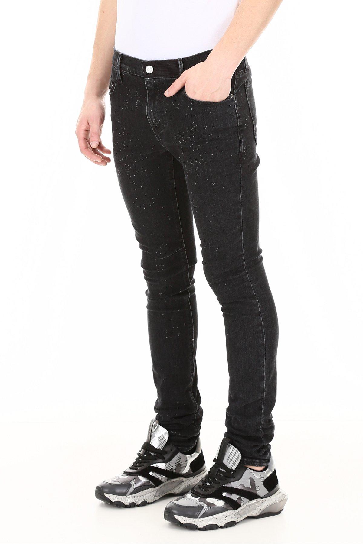 RTA Denim Destroyed Jeans in Black for Men Lyst