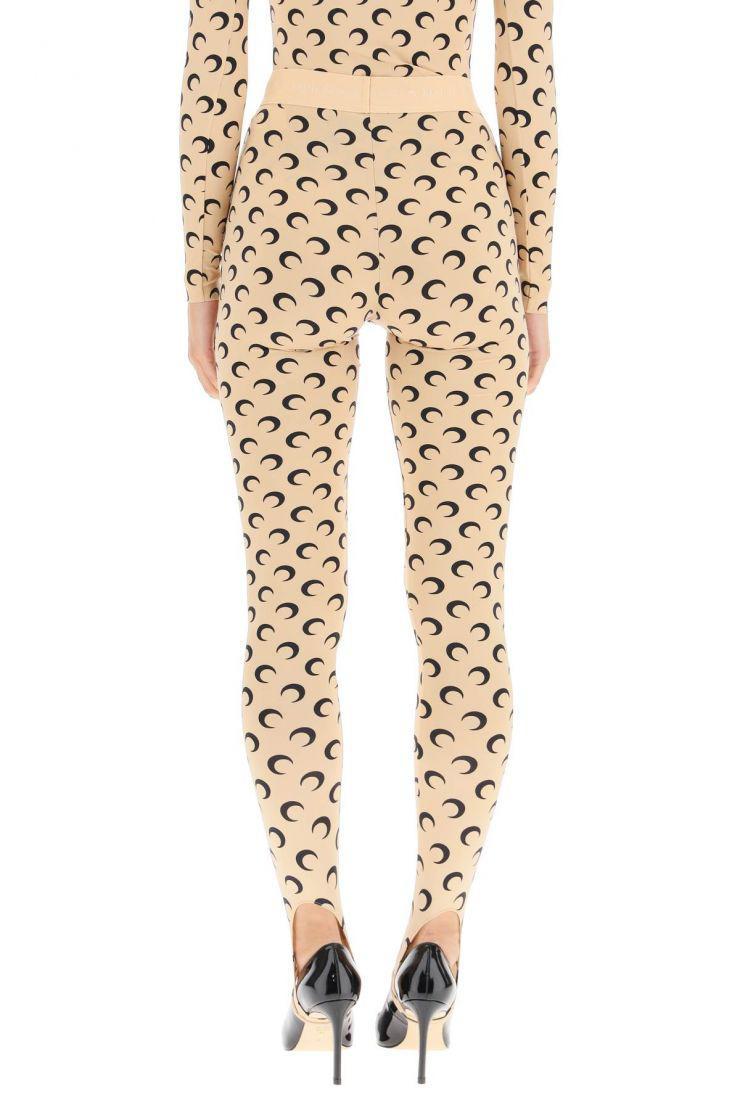 Marine Serre All Over Moon leggings | Lyst