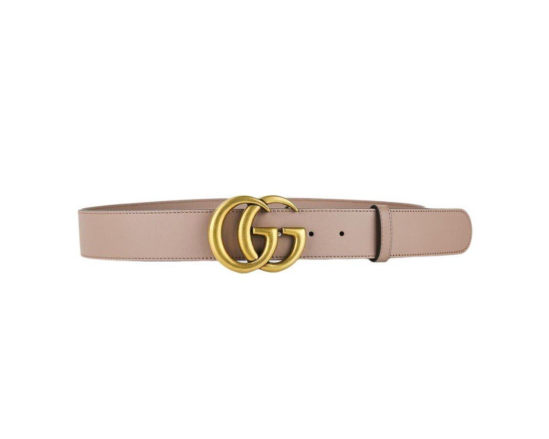 blush gucci belt