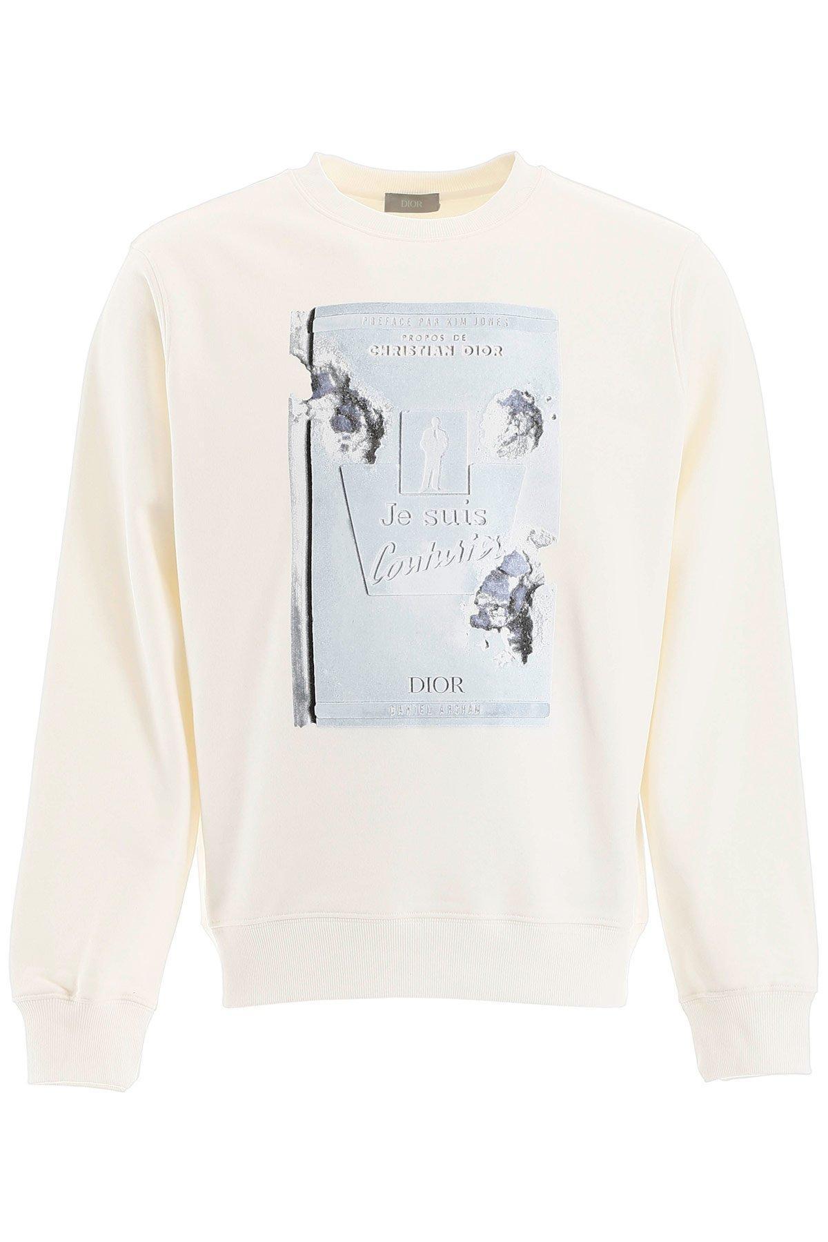 dior white crewneck