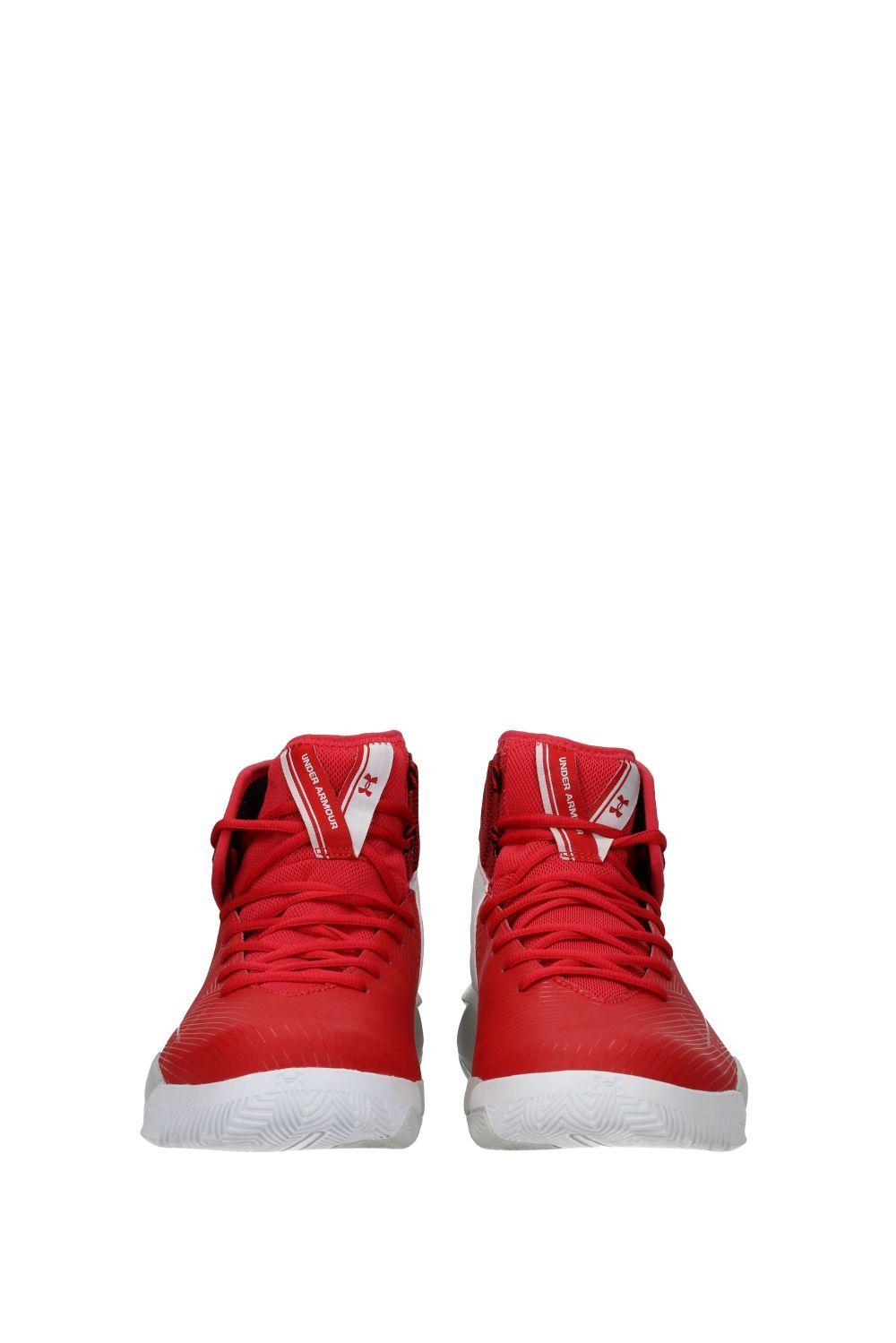under armour sneakers red