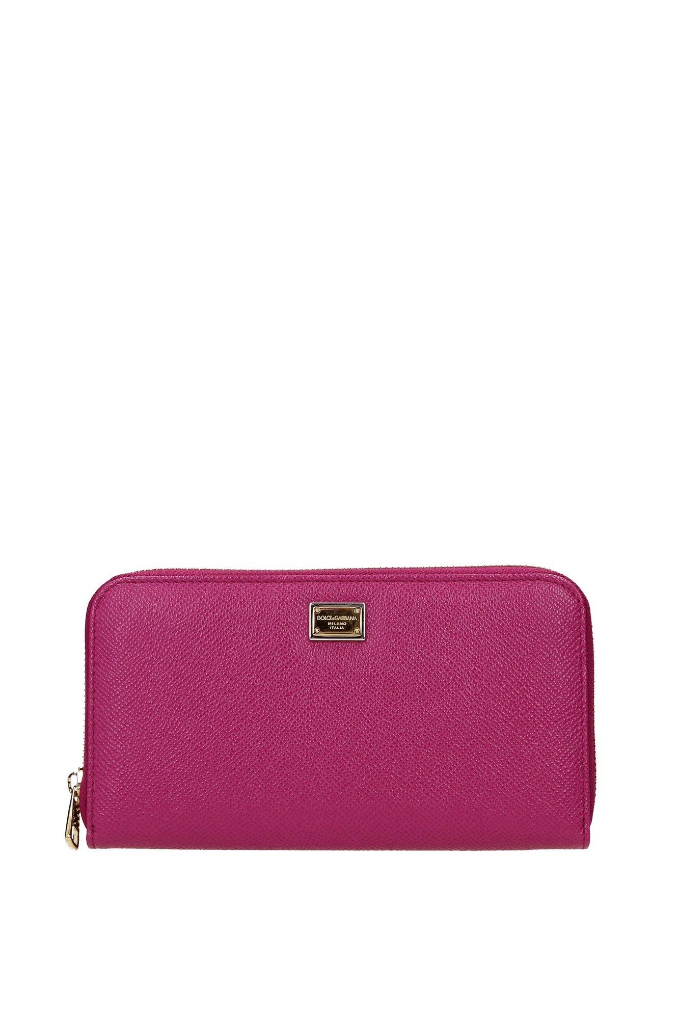 Dolce & Gabbana Leather Wallets Women Fuchsia in Purple - Lyst