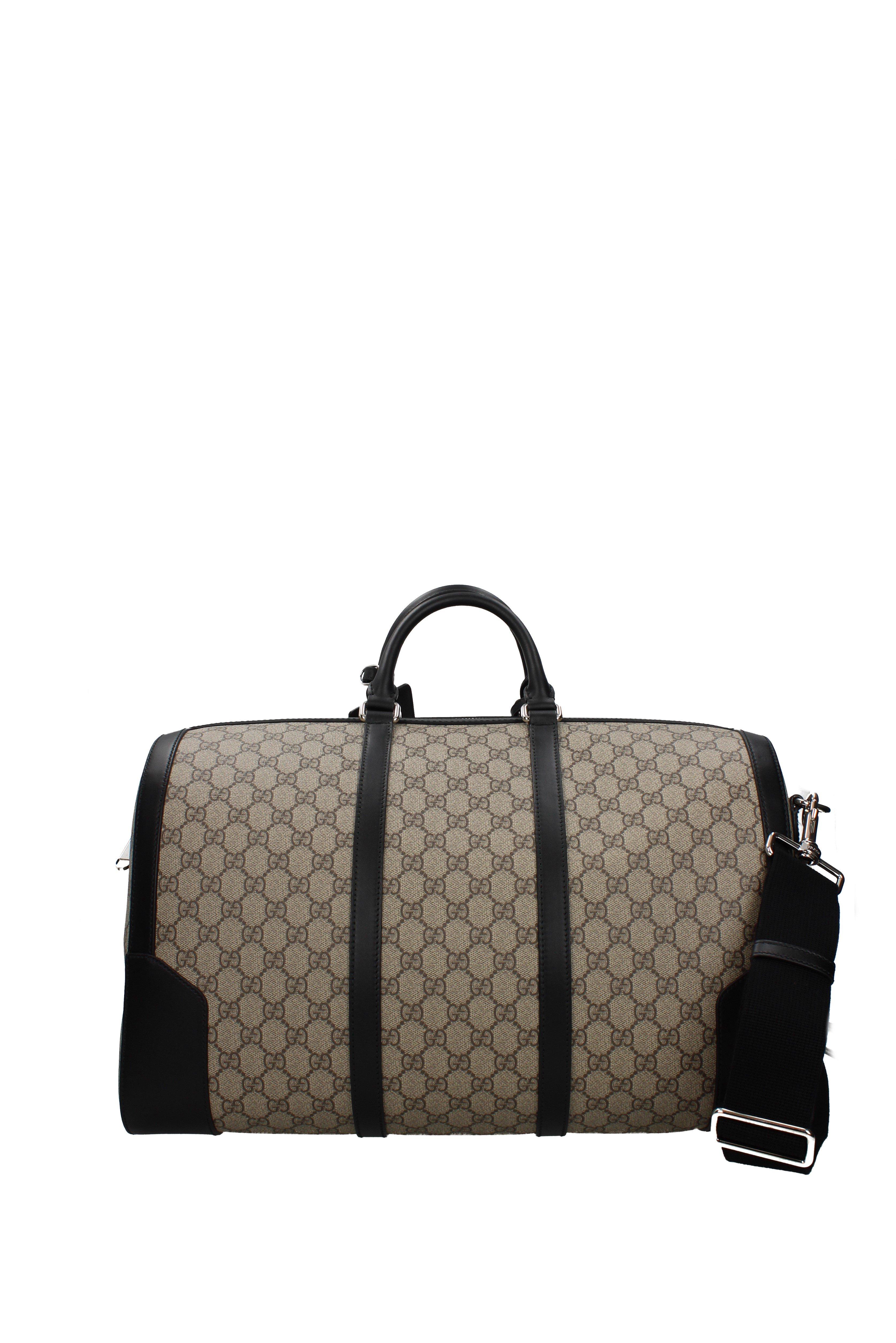 Gucci Leather Travel Bags Men Beige for Men - Lyst
