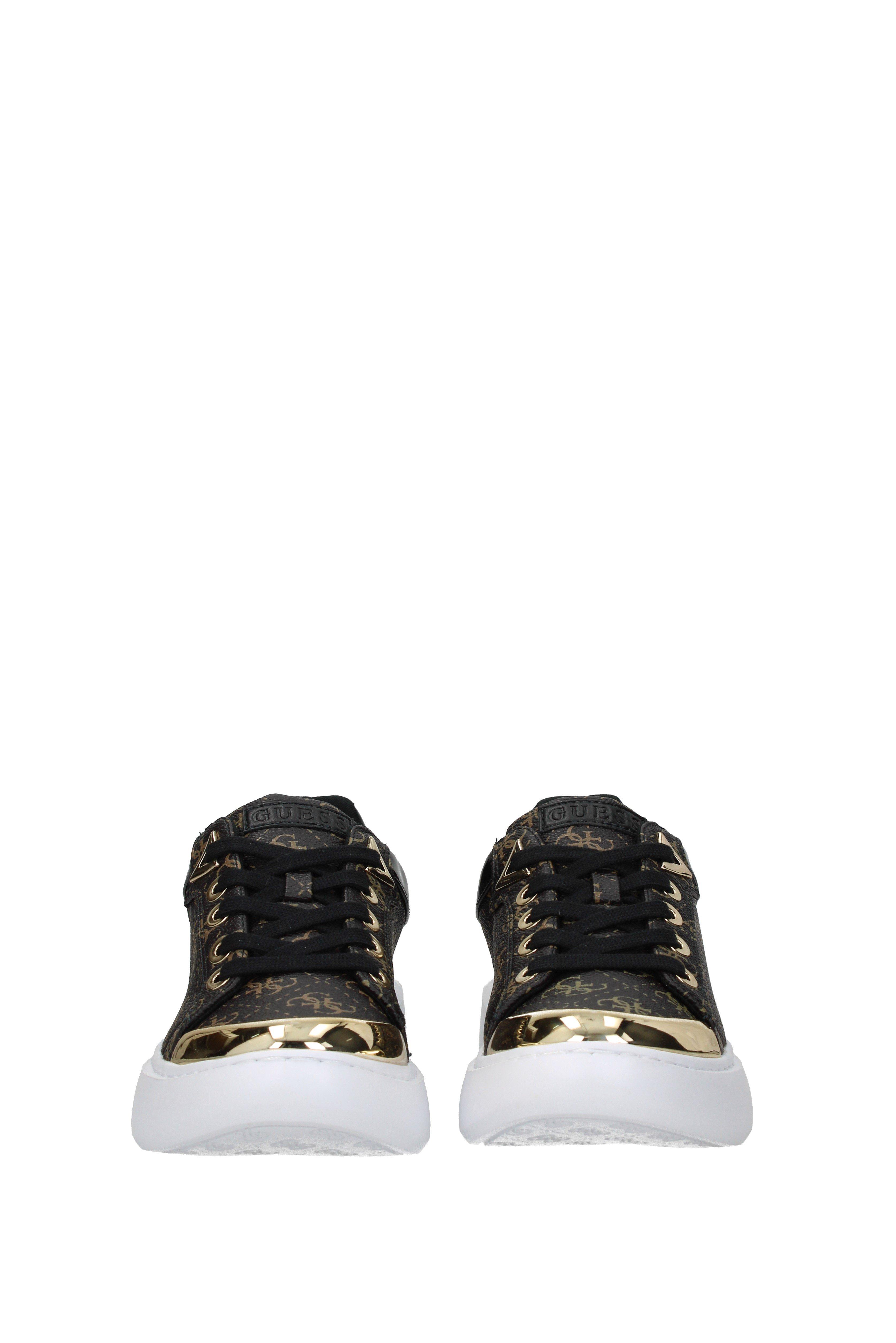 brown guess sneakers