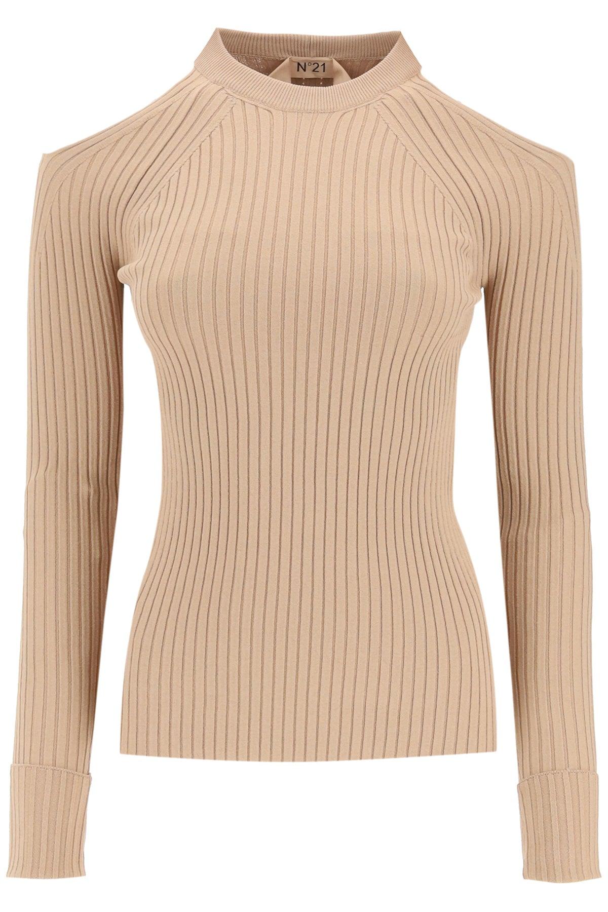 Maglia bambina beige - N°21 - Mancini Junior