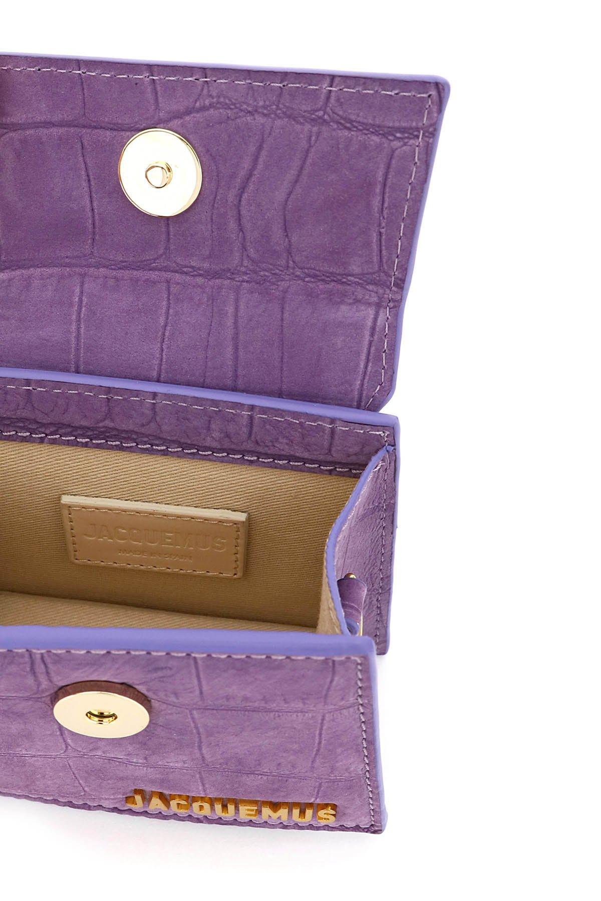 Jacquemus Suede Le Chiquito Micro Bag in Purple - Lyst