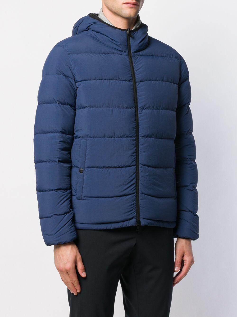 herno zipped padded jacket