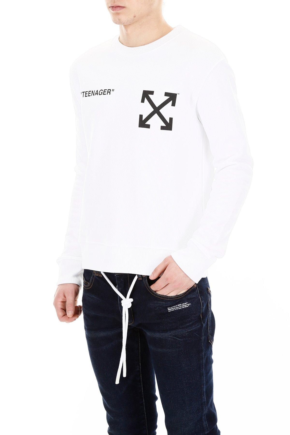 off white teenager hoodie