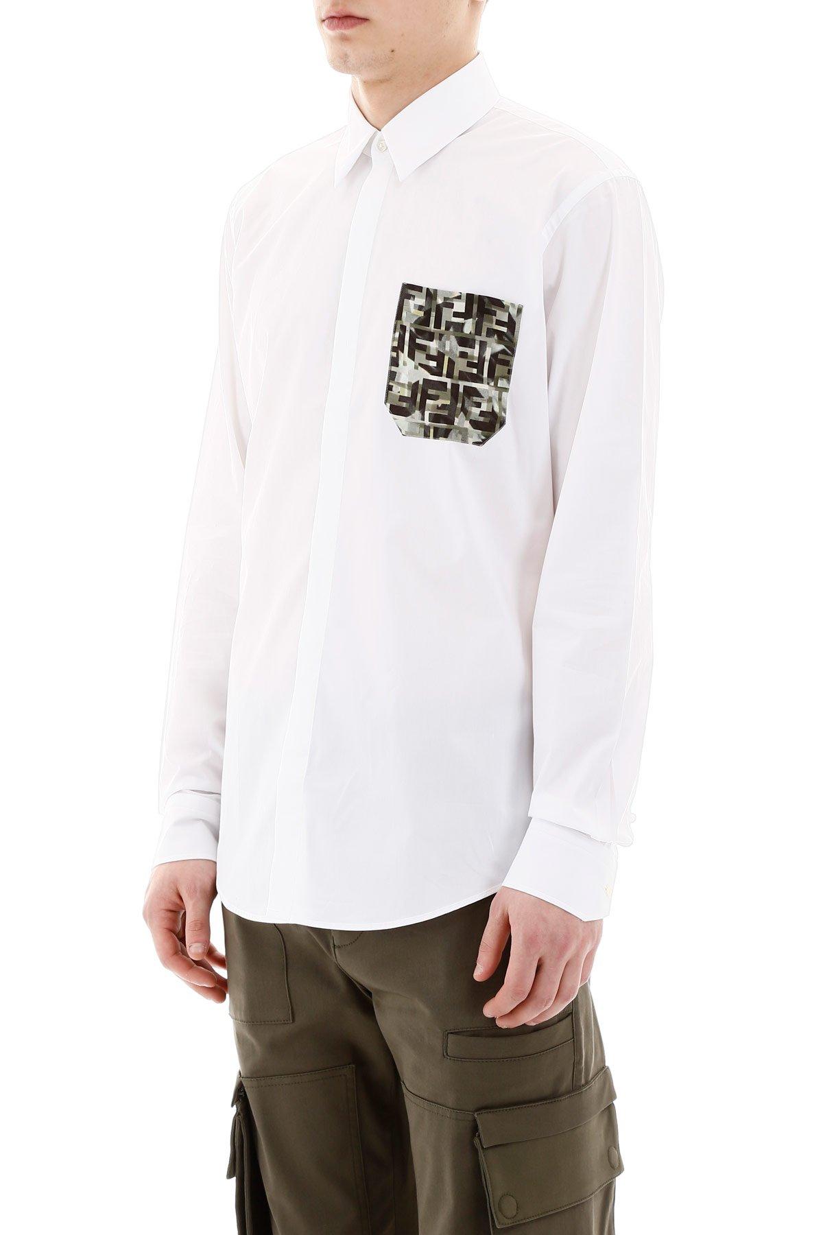 white fendi shirt