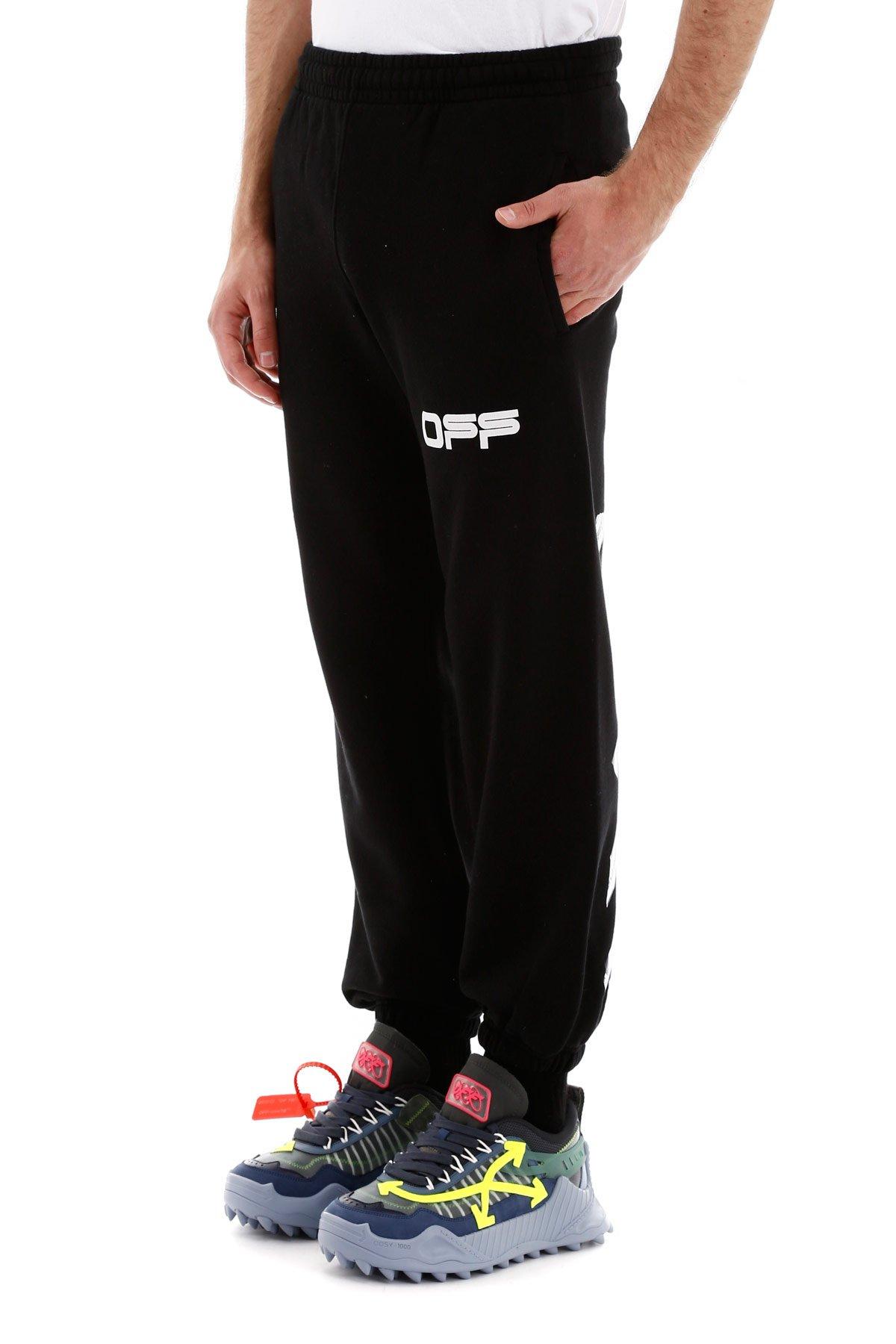 off white jogger black