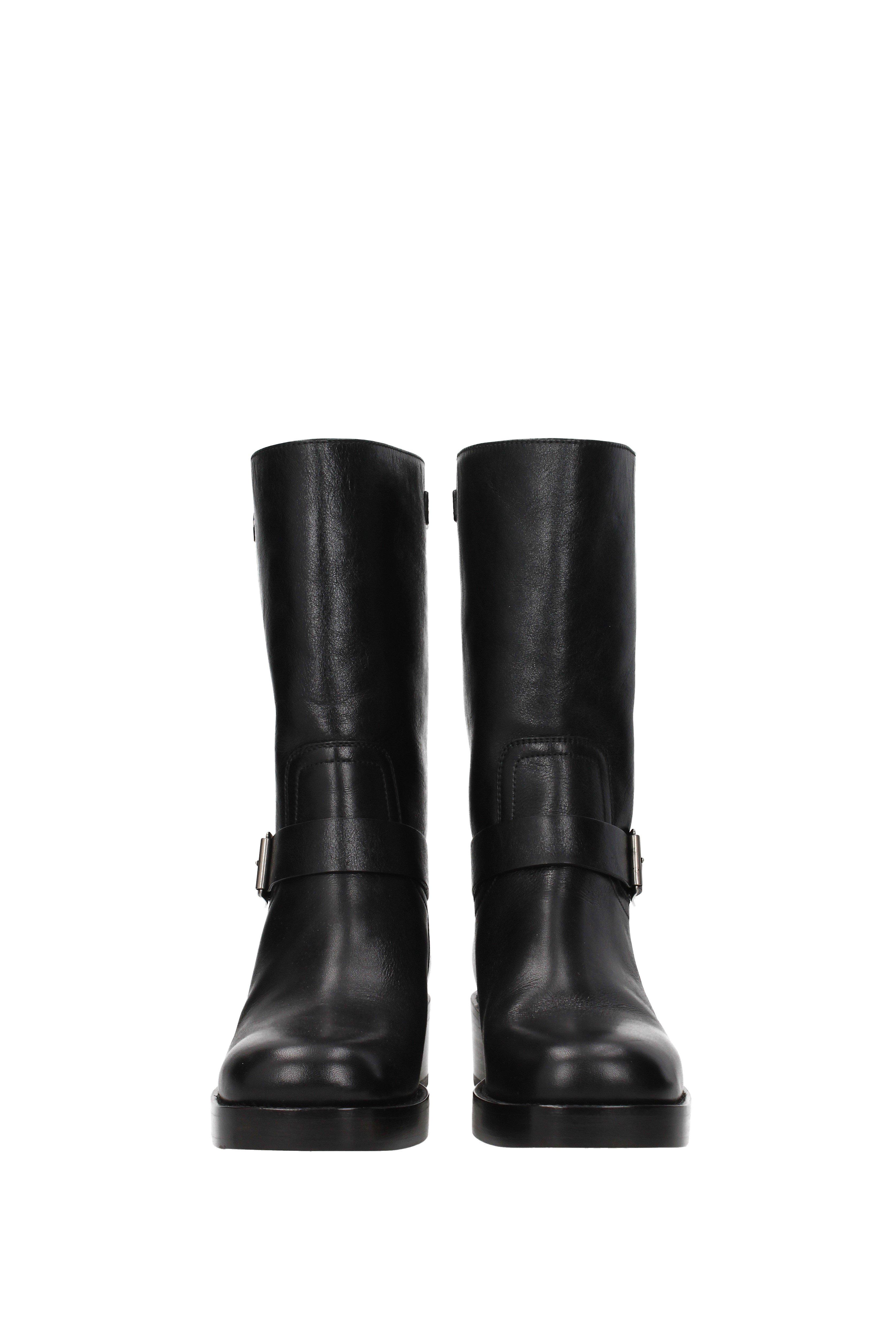 dior black boots
