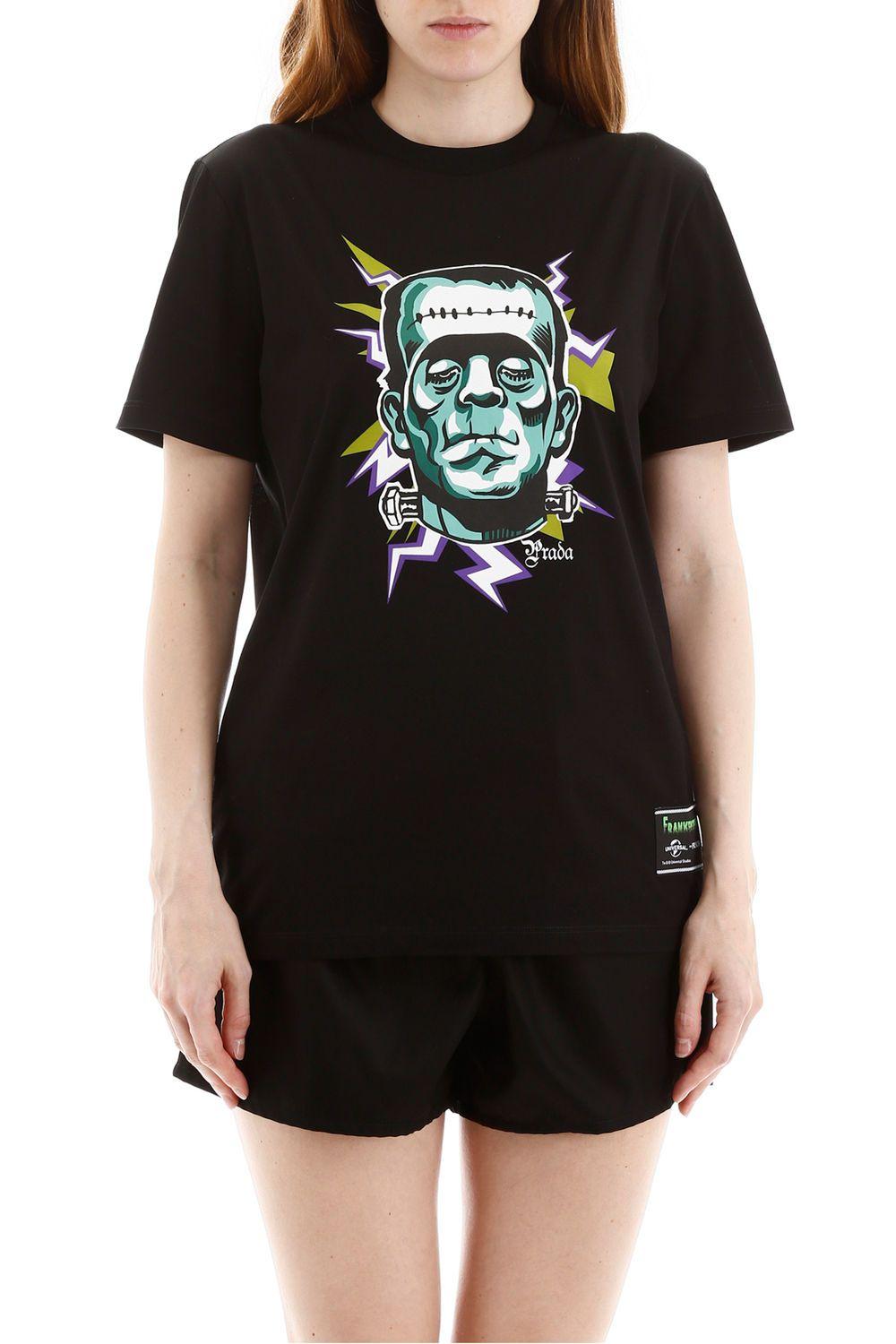 Prada Cotton Frankenstein T-shirt in 