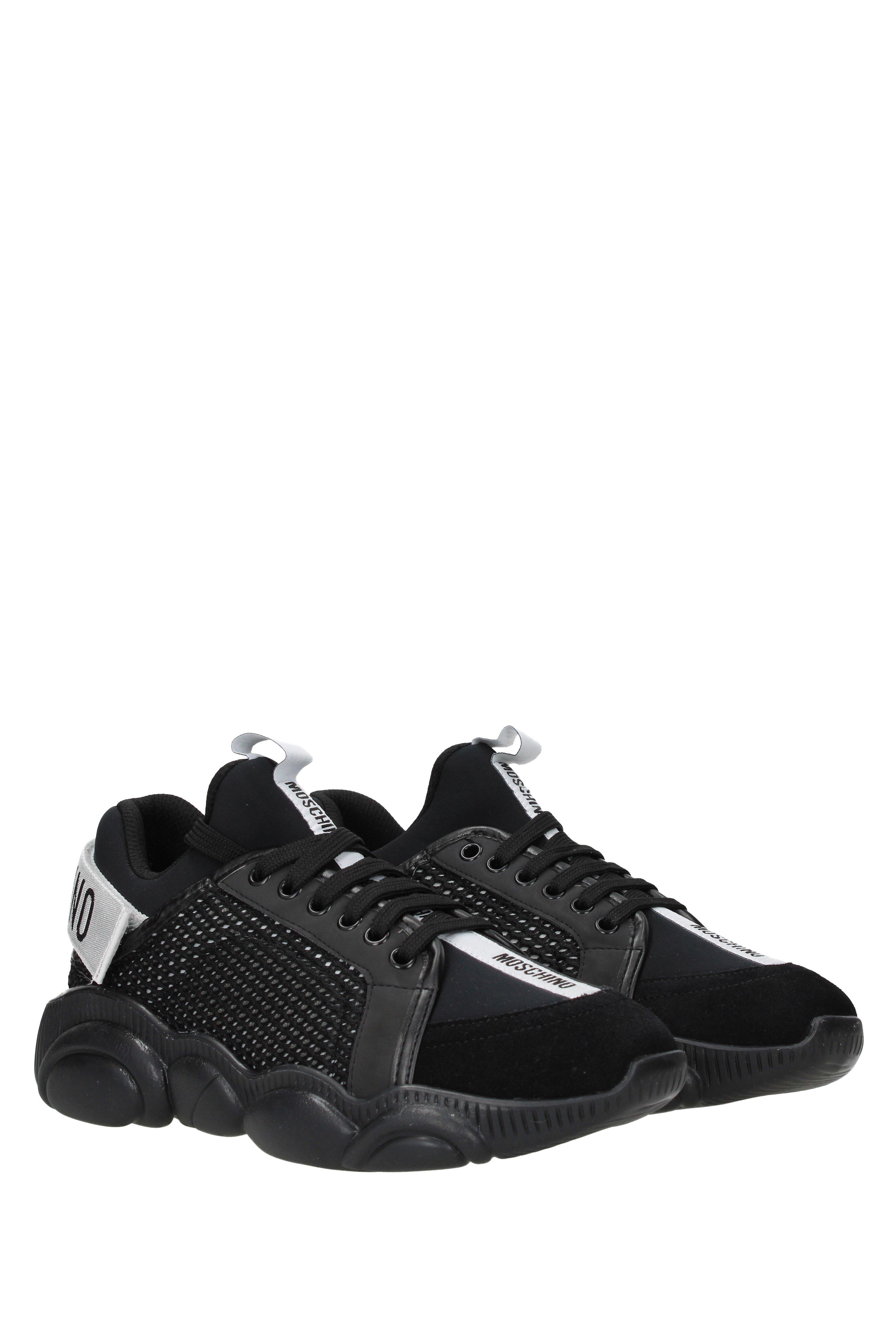 Moschino Black Sneakers - Lyst