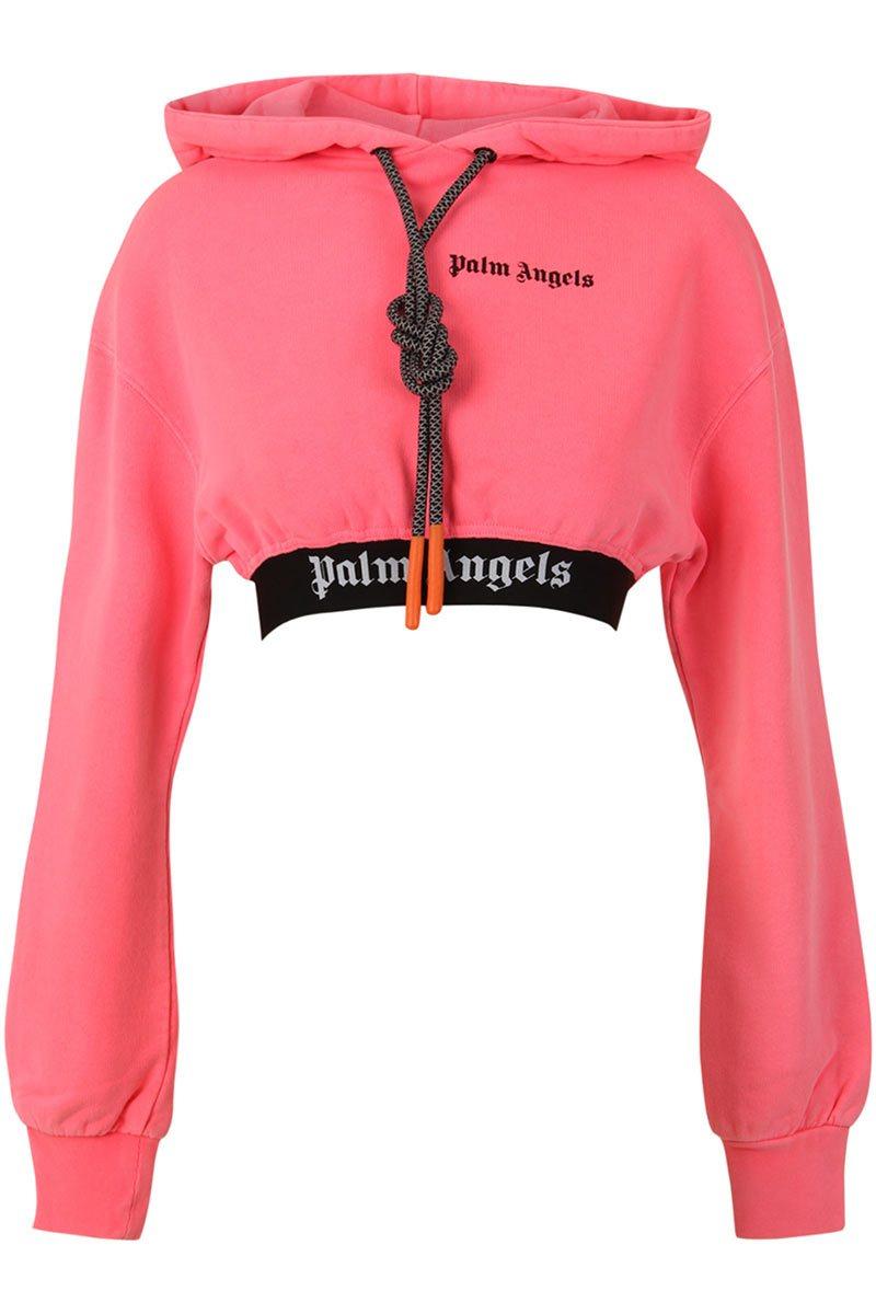 palm angels cropped sweatshirt
