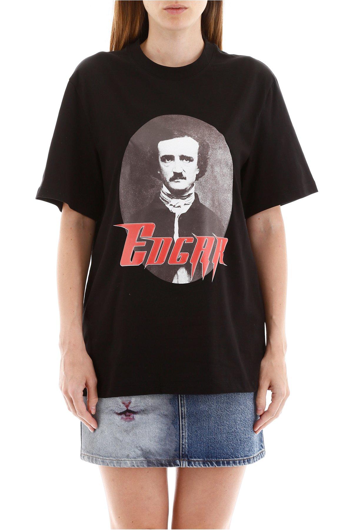 MSGM Cotton Edgar Allan Poe Tshirt in Black Lyst