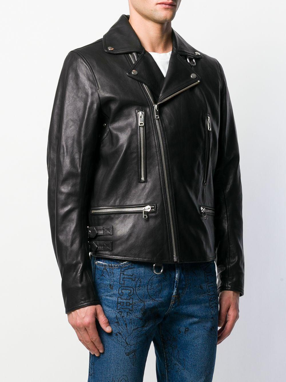 diesel denim biker jacket