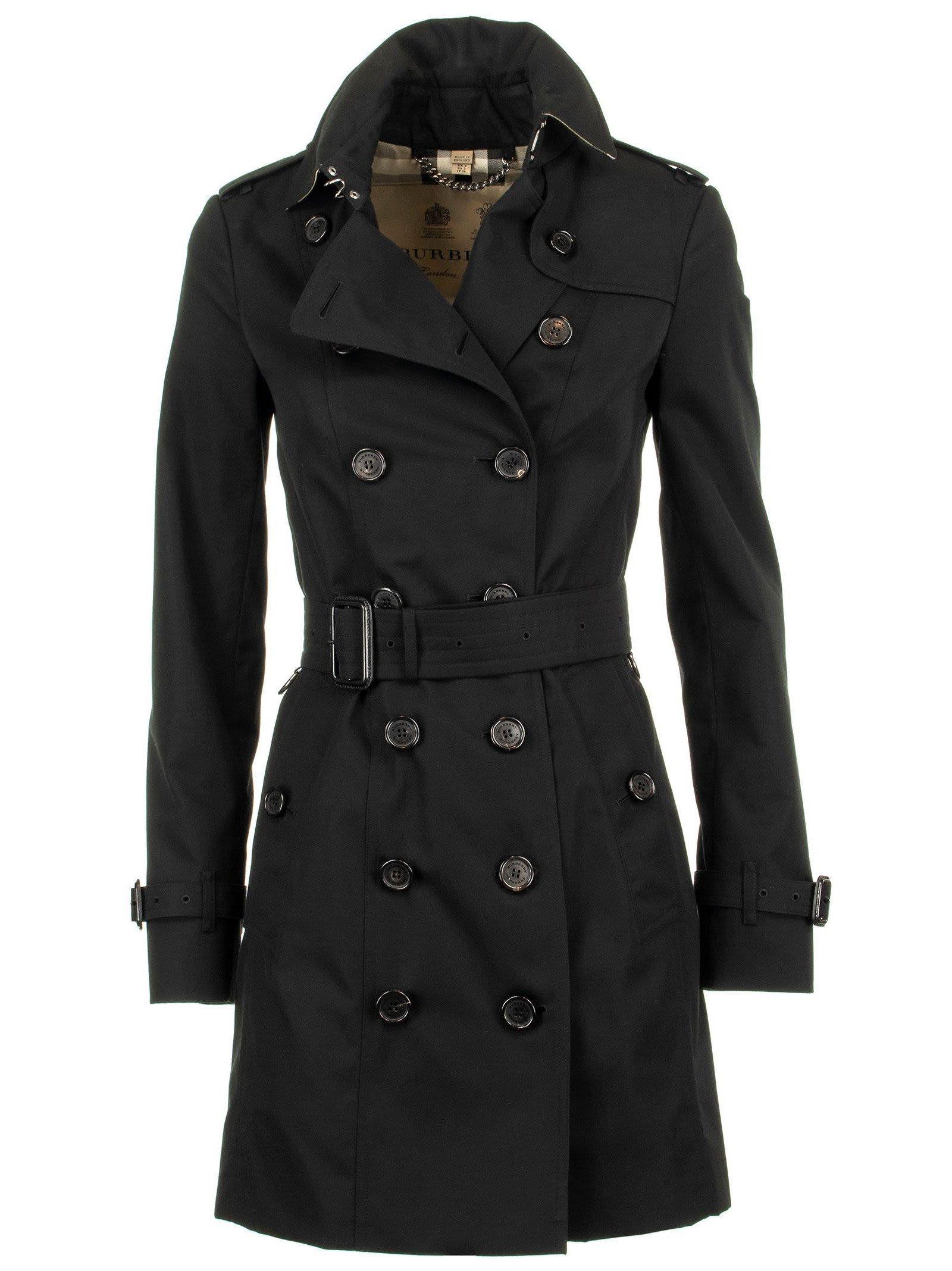 Burberry The Sandringham – Mid-length Trench Coat in Black - Save 20% ...