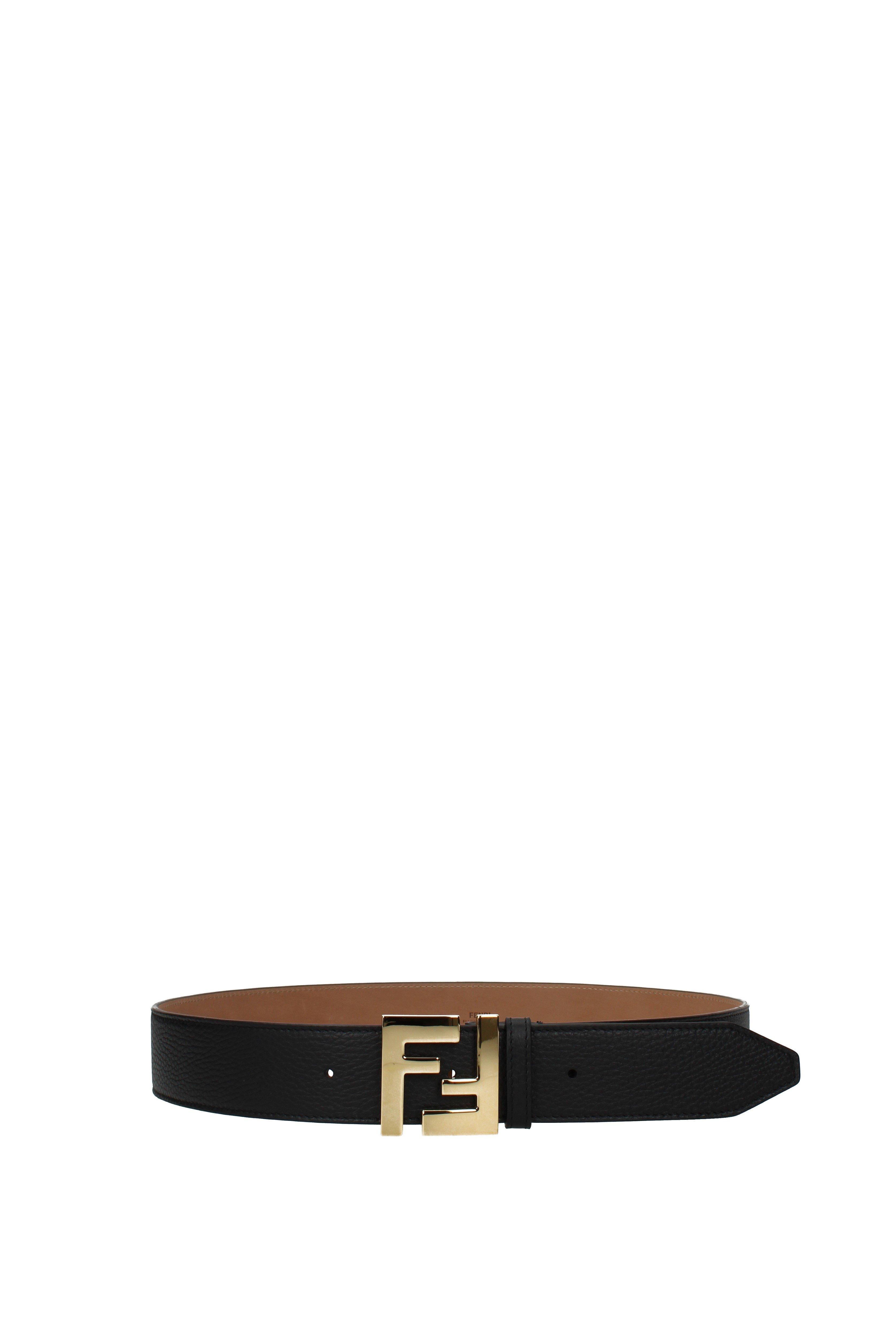 Fendi Black Regular Belts for Men Lyst