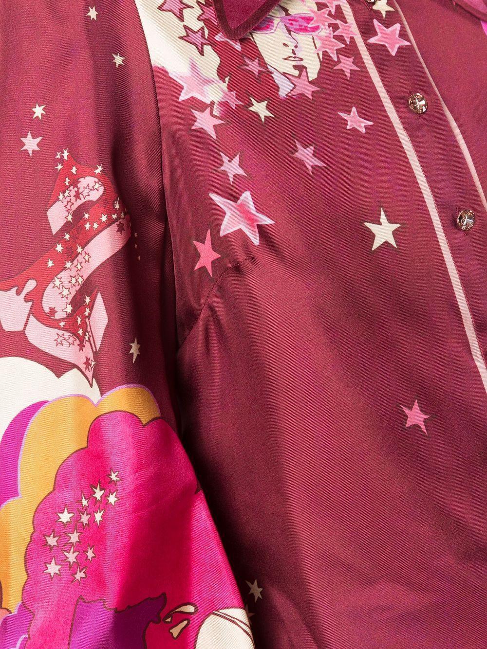 Zimmermann Silk Star-print Button-up 