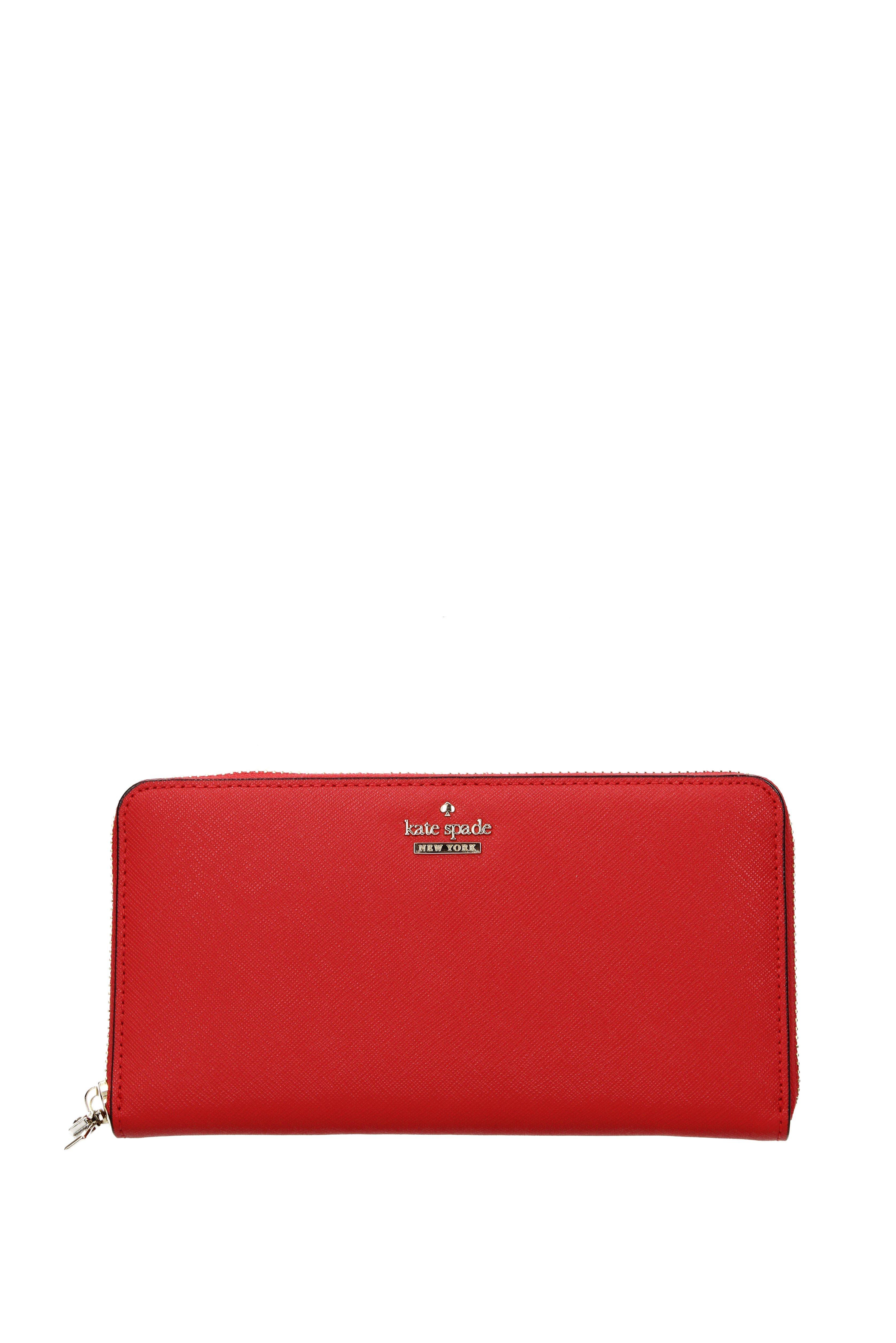 Kate Spade Red Wallets - Lyst