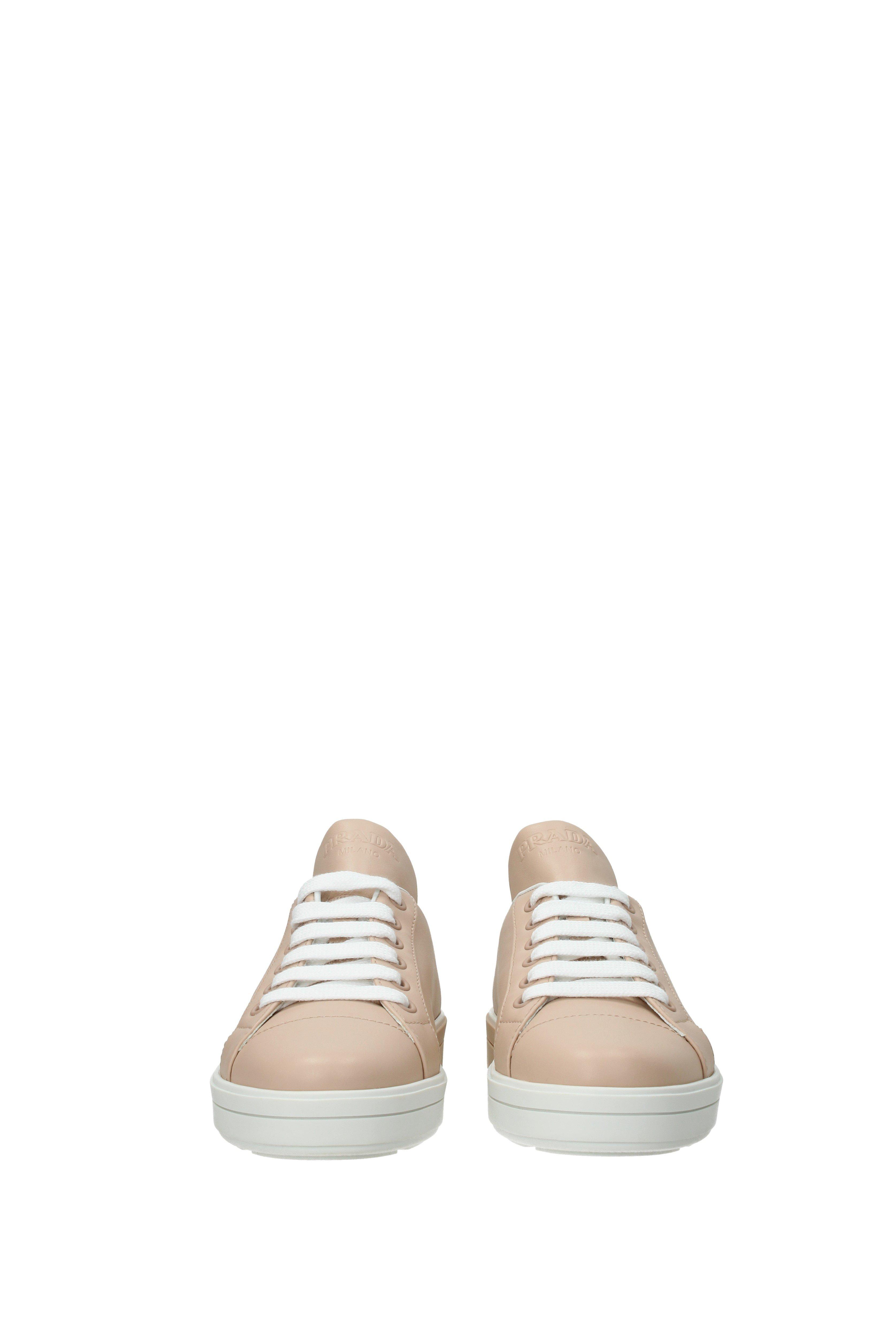 prada beige trainers