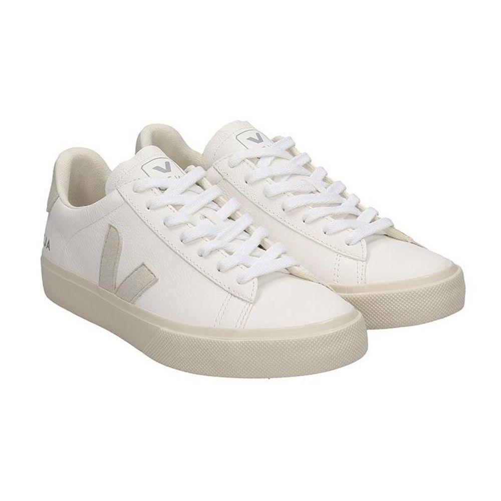 Vejas White Leather Sneakers in Beige (Natural) - Lyst