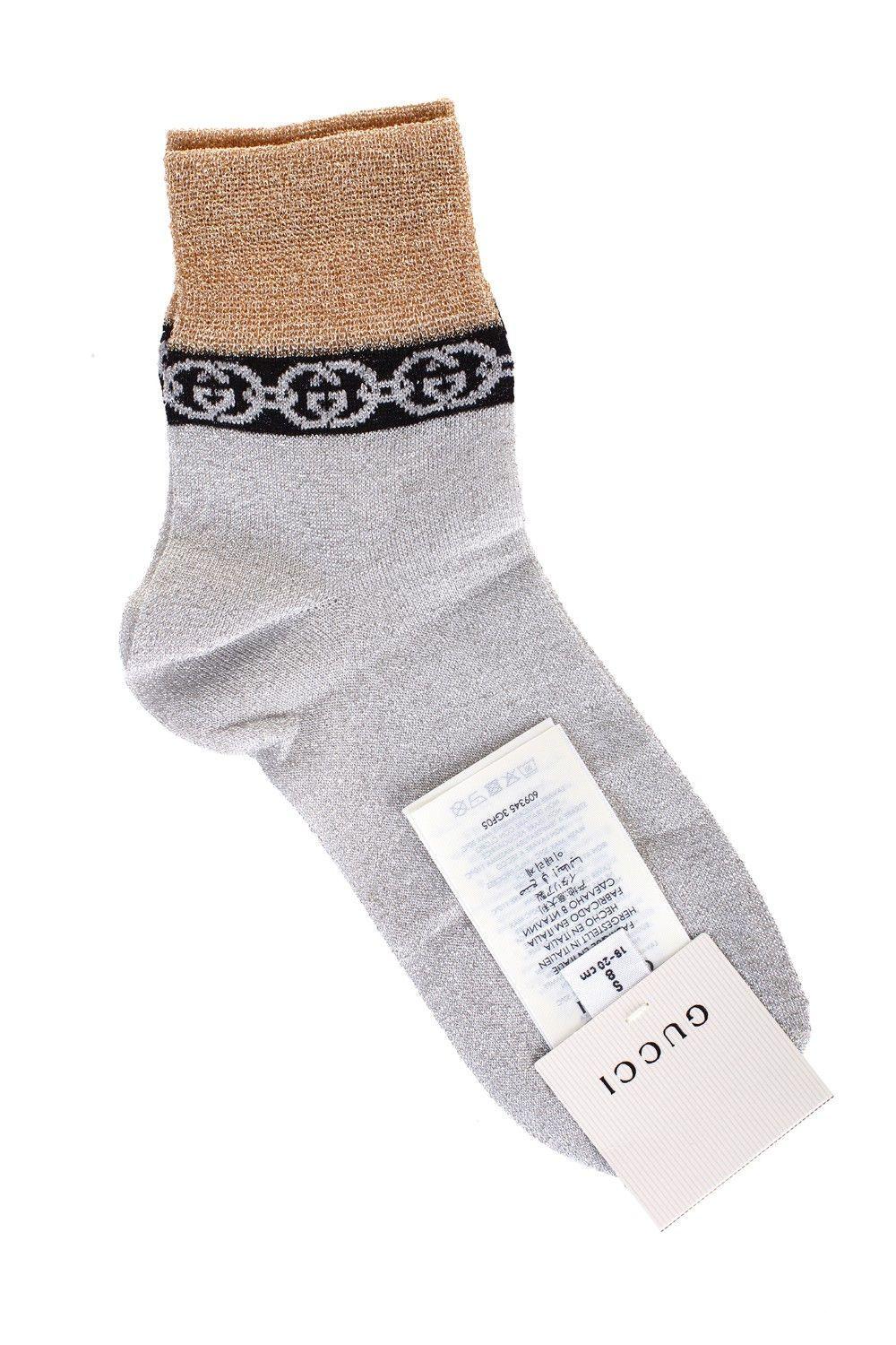 interlocking g cotton socks