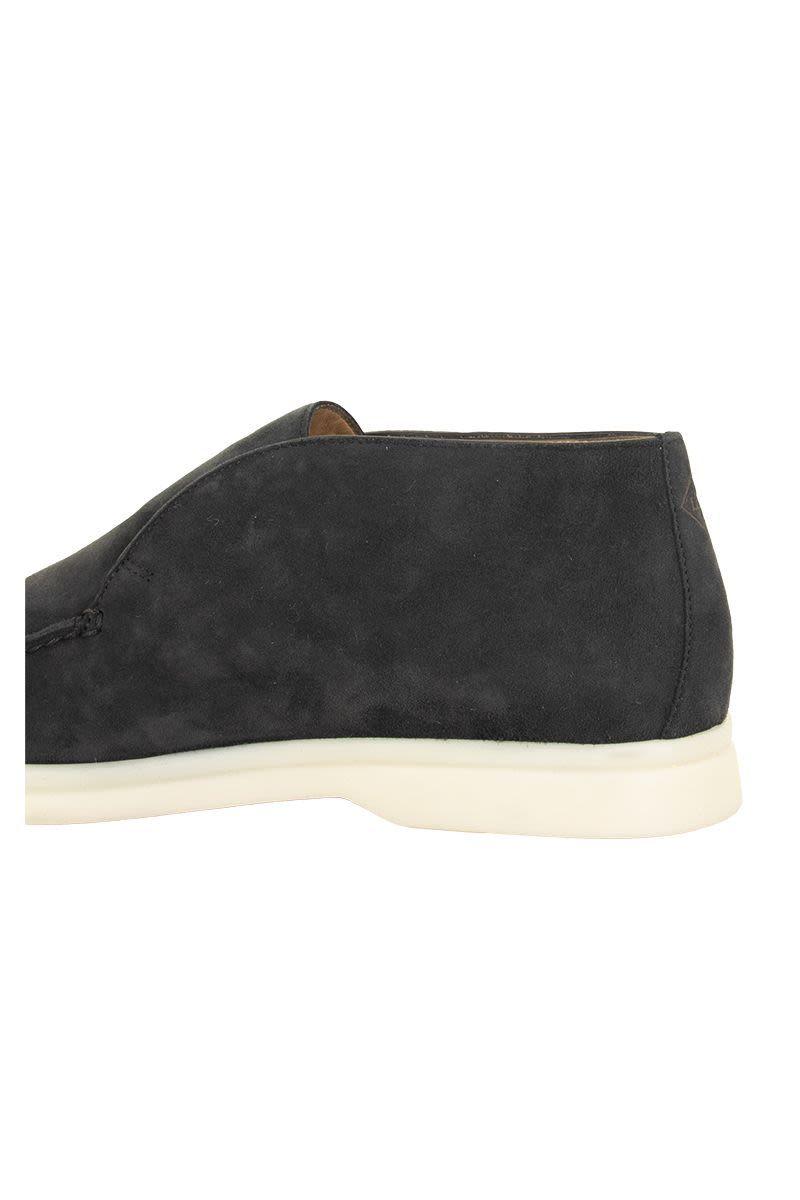 Loro Piana Regular-fit zijde-cashmere jasje Blauw denim - Vergelijk prijzen