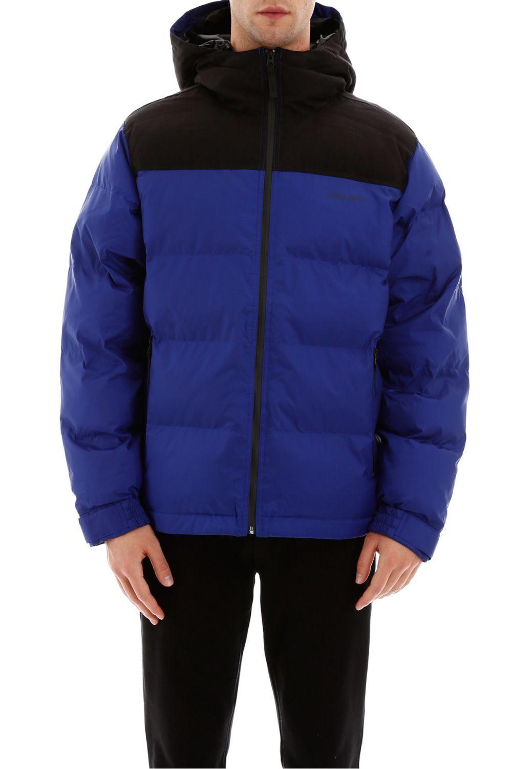 Carhartt Synthetic Larsen Puffer Jacket in Blue,Black (Blue) for Men - Lyst