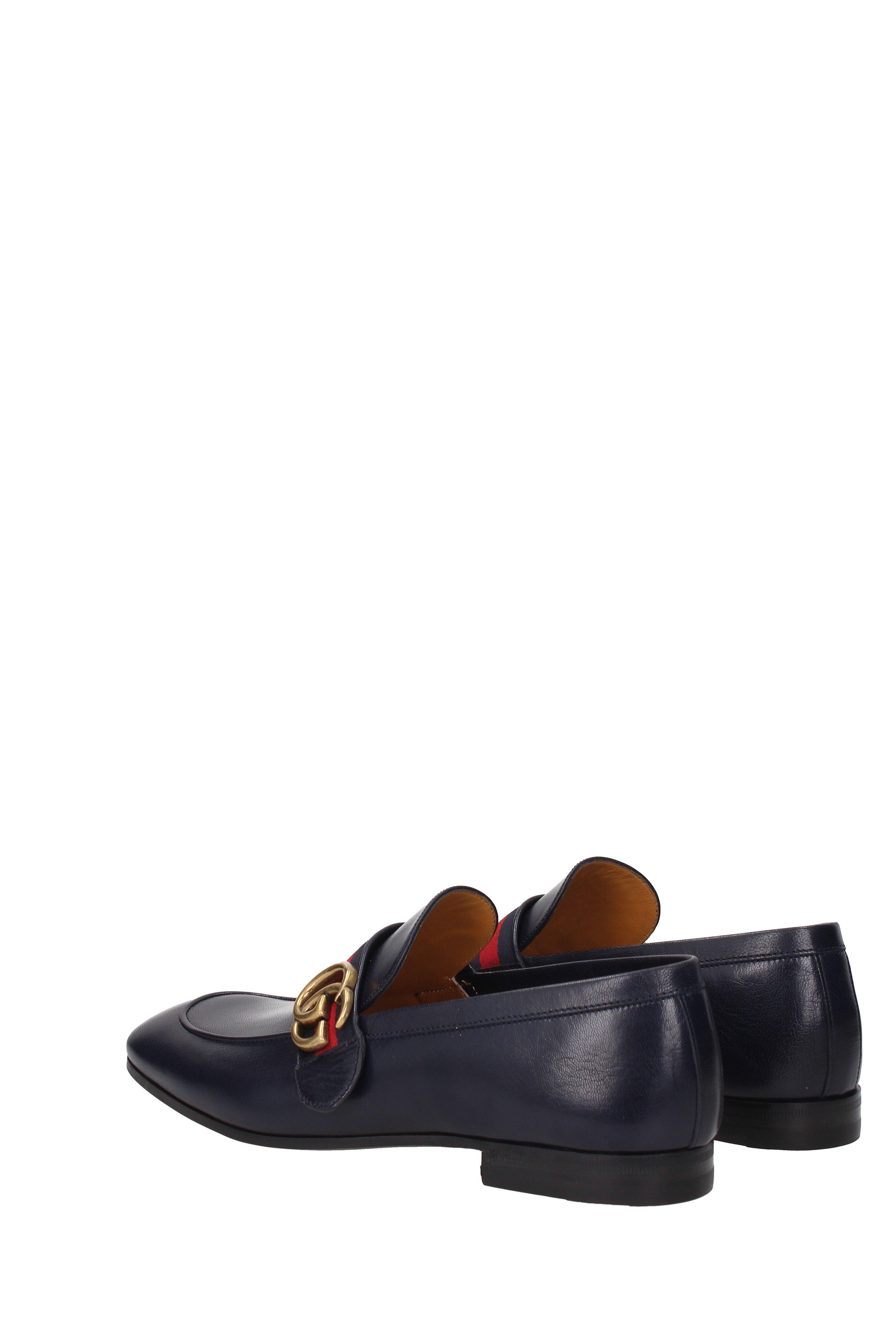 Gucci Loafers Men Blue for Men - Lyst
