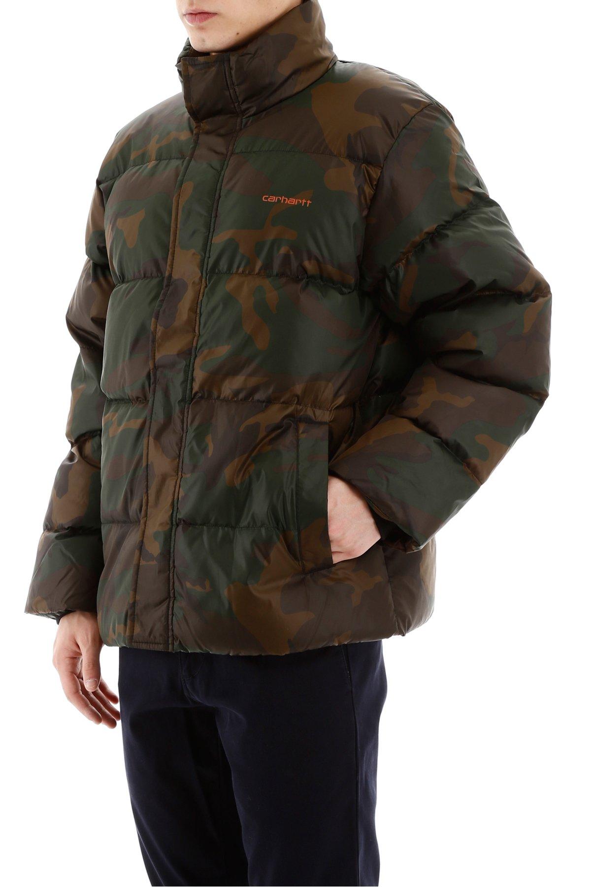 Carhartt Synthetic Camouflage Puffer Jacket for Men Lyst