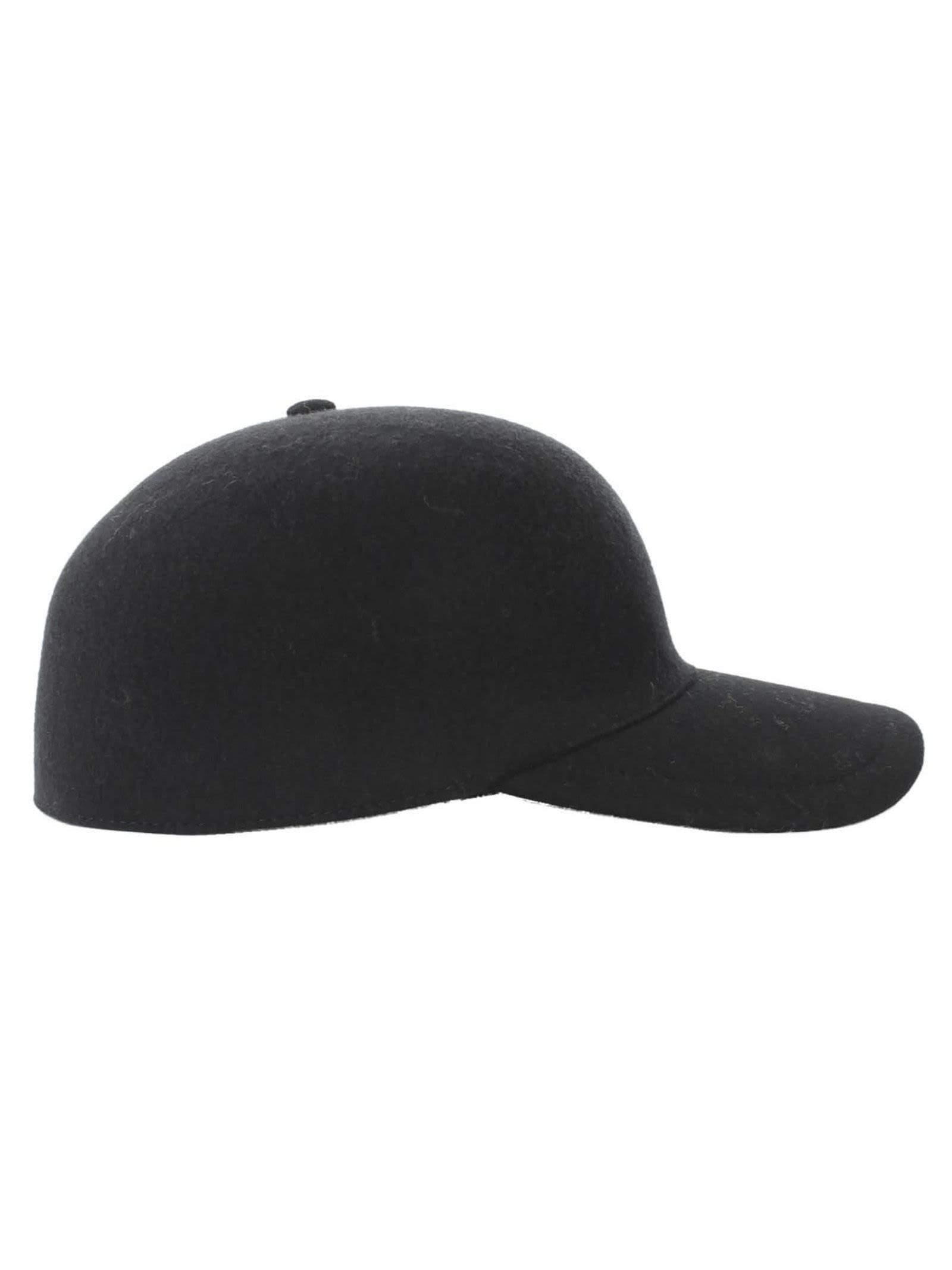 burberry felted wool baseball cap
