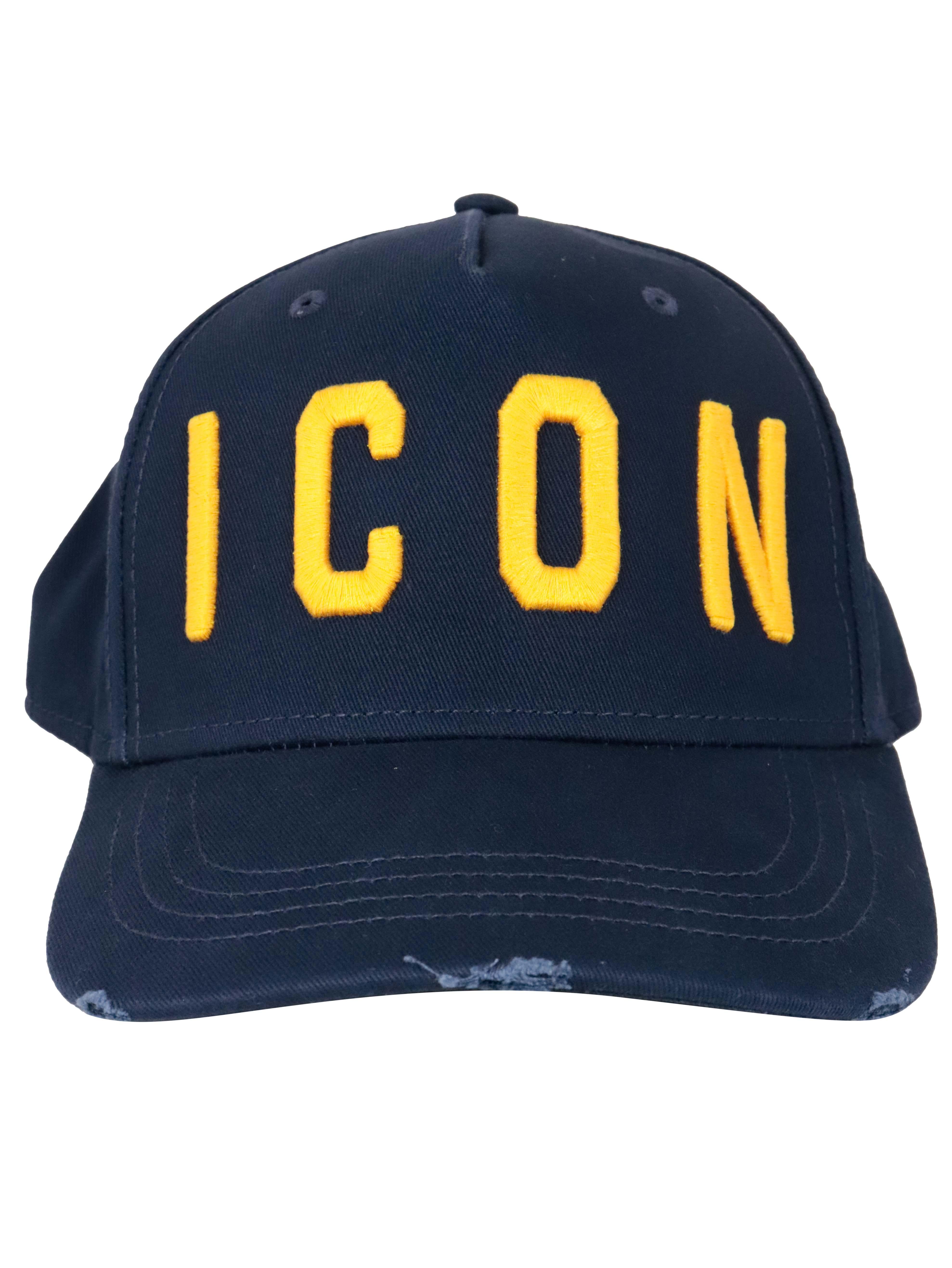 DSquared² Cotton Icon Logo Cap Navy in Blue for Men - Save 49% | Lyst