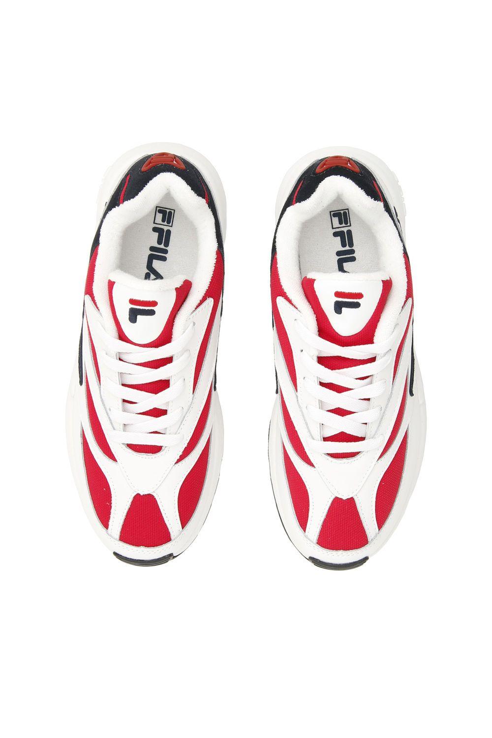 Fila Leather 94 Low Trainers in White,Red,Blue (Red) for Men - Lyst