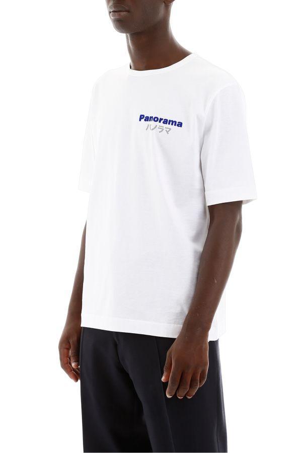 Etudes Studio Cotton Panorama Logo T-shirt in White for ...