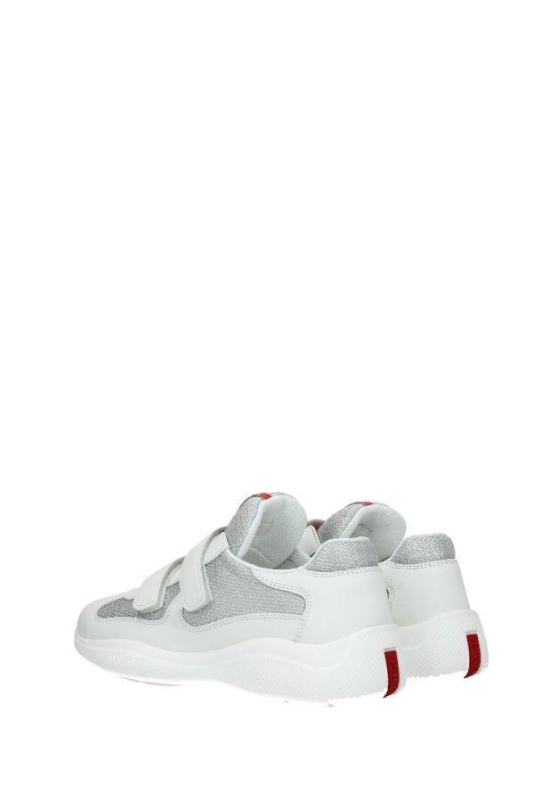 prada platform white sneakers