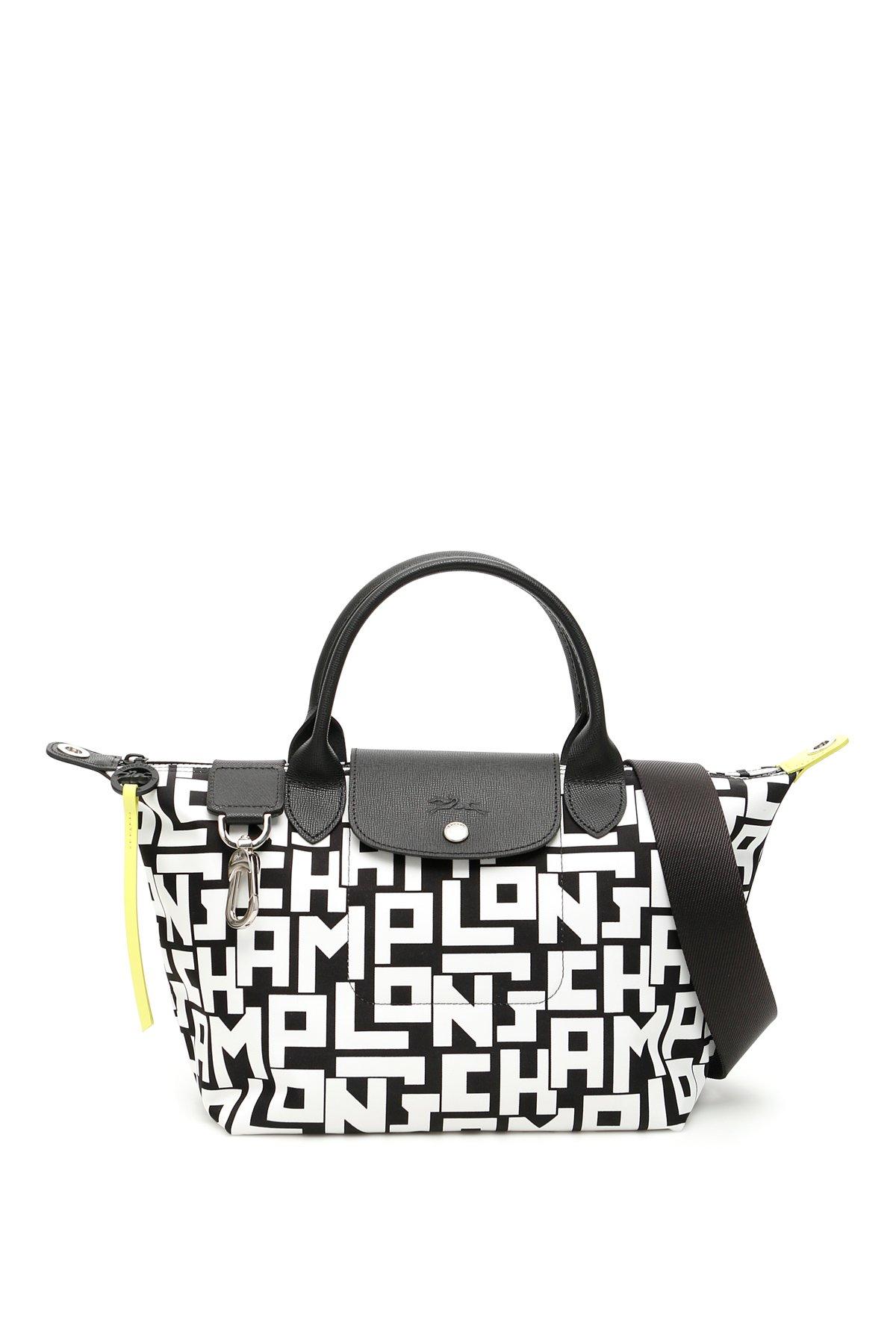 Longchamp Canvas Monogram Le Pliage Lgp Logo Handbag - Lyst