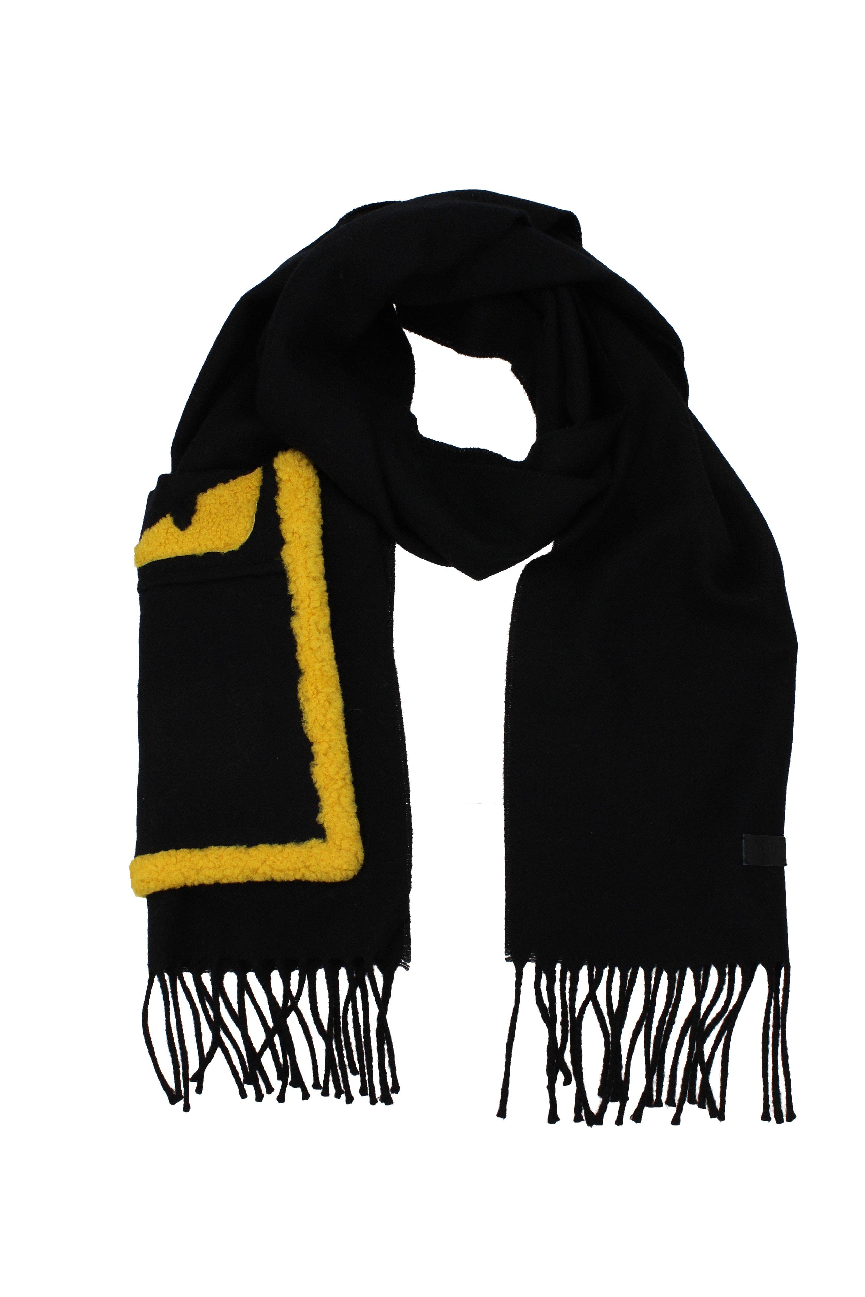 Fendi Scarves in Black for Men Lyst
