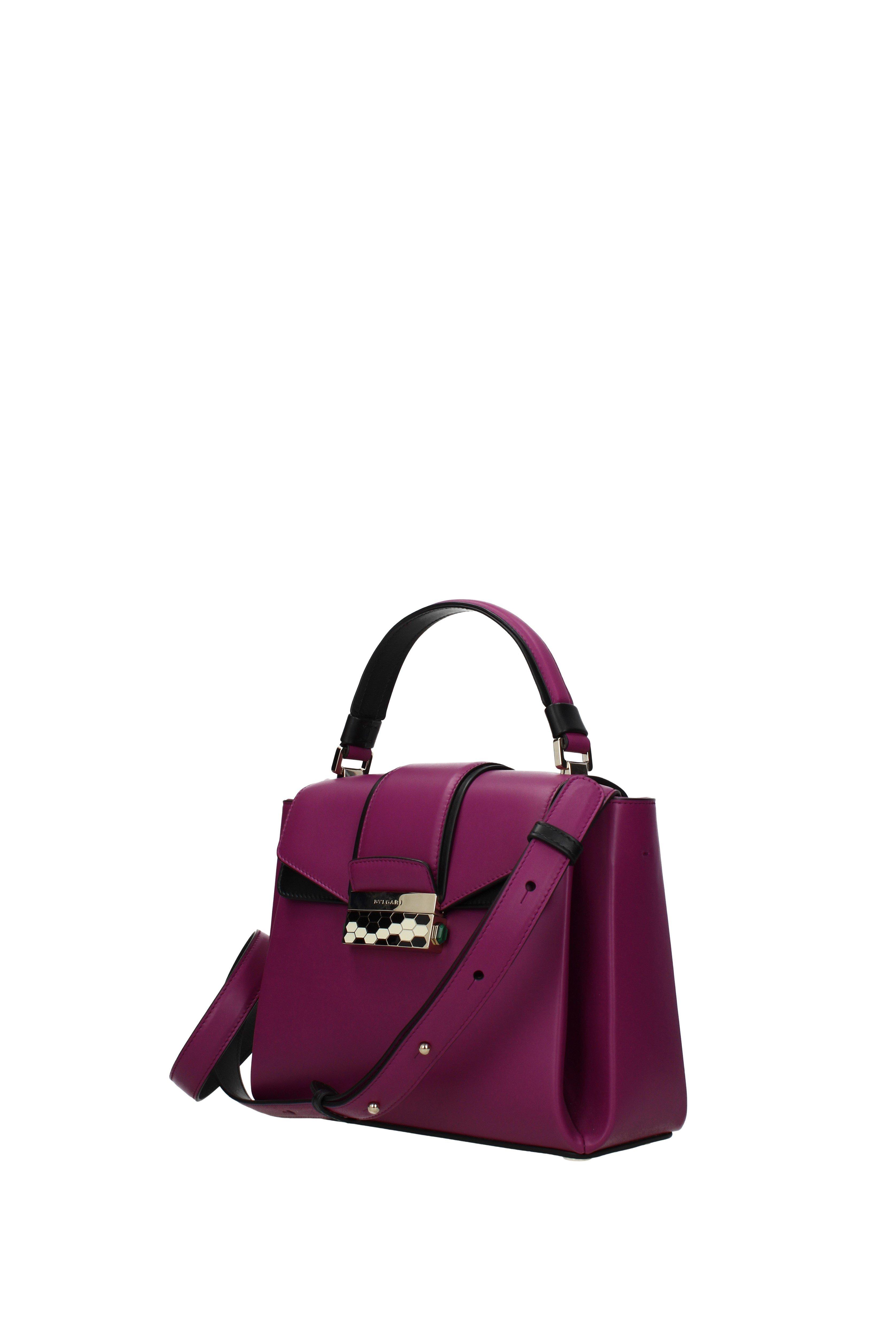 bvlgari purple bag