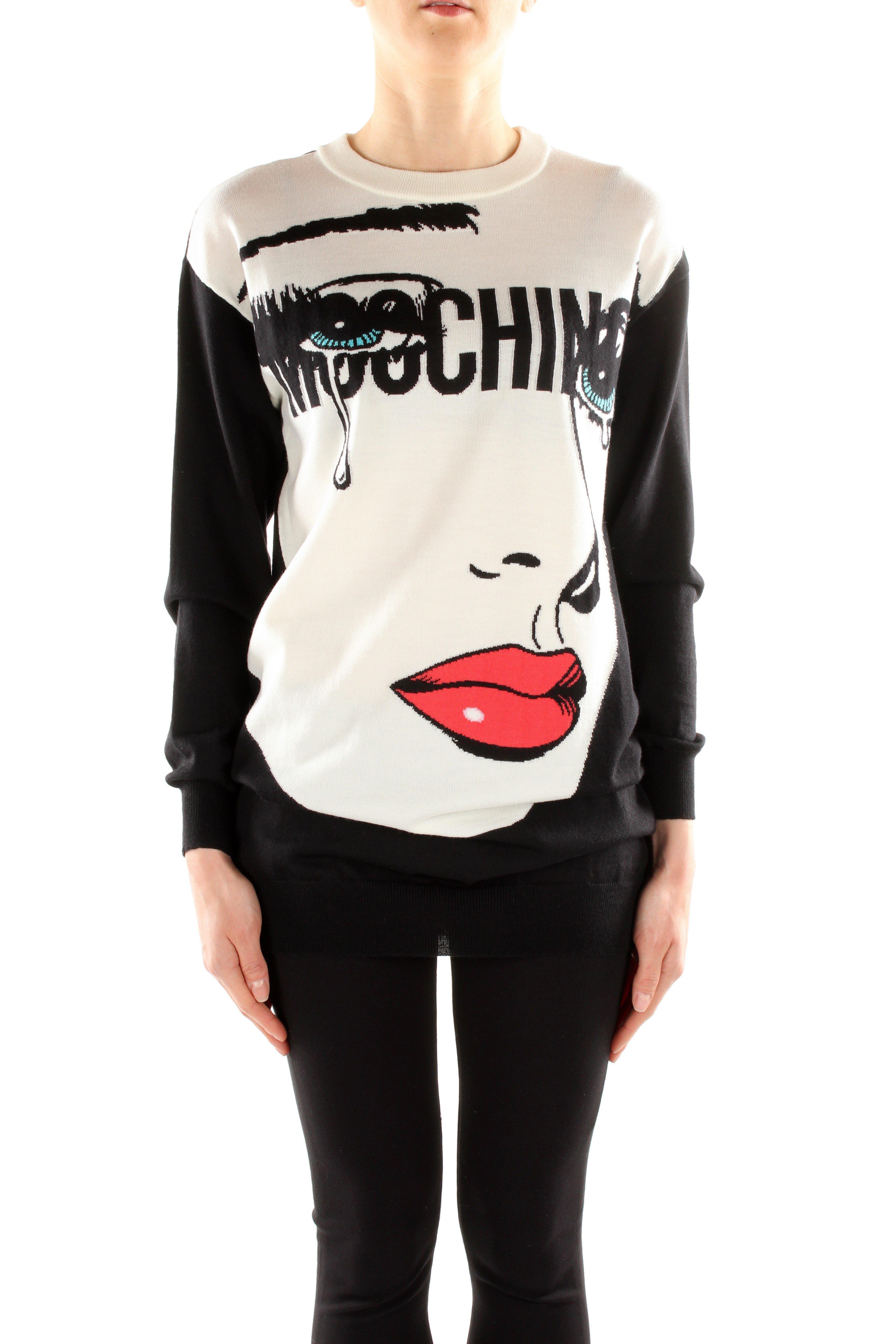 Moschino Wool Jumpers Women Black Lyst