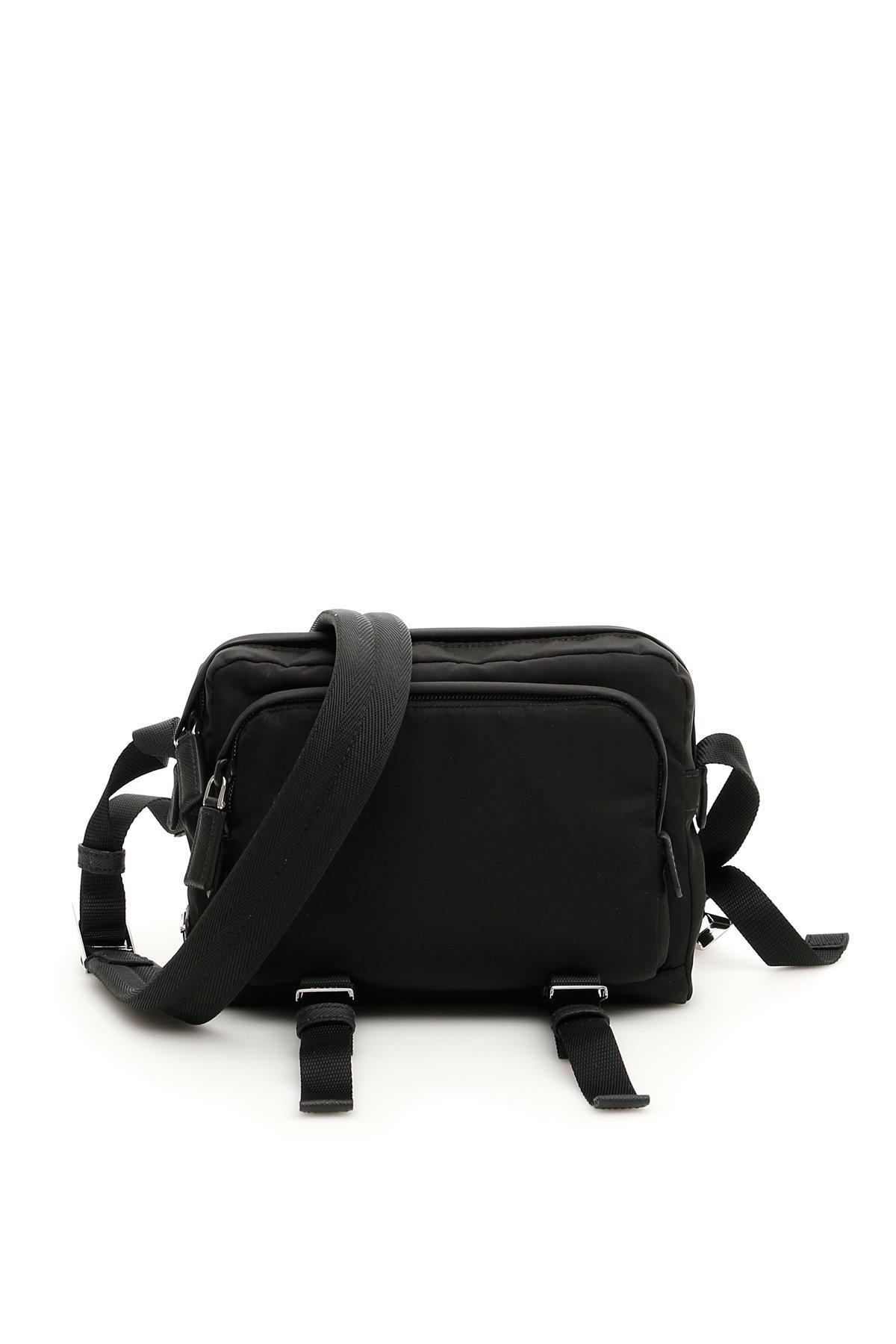 Prada Synthetic Nylon Messenger Bag in Black for Men Lyst