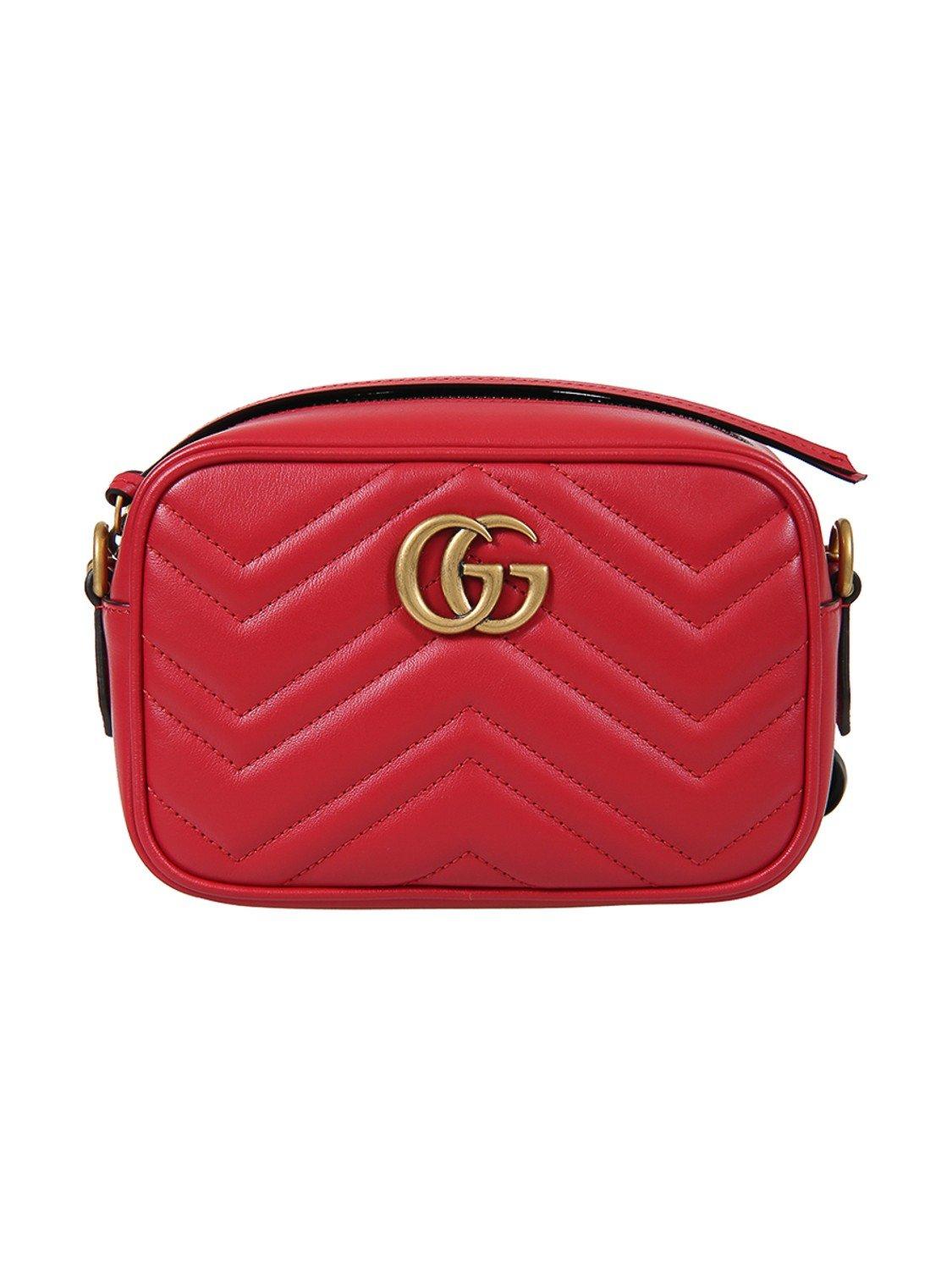 matelassé chevron leather