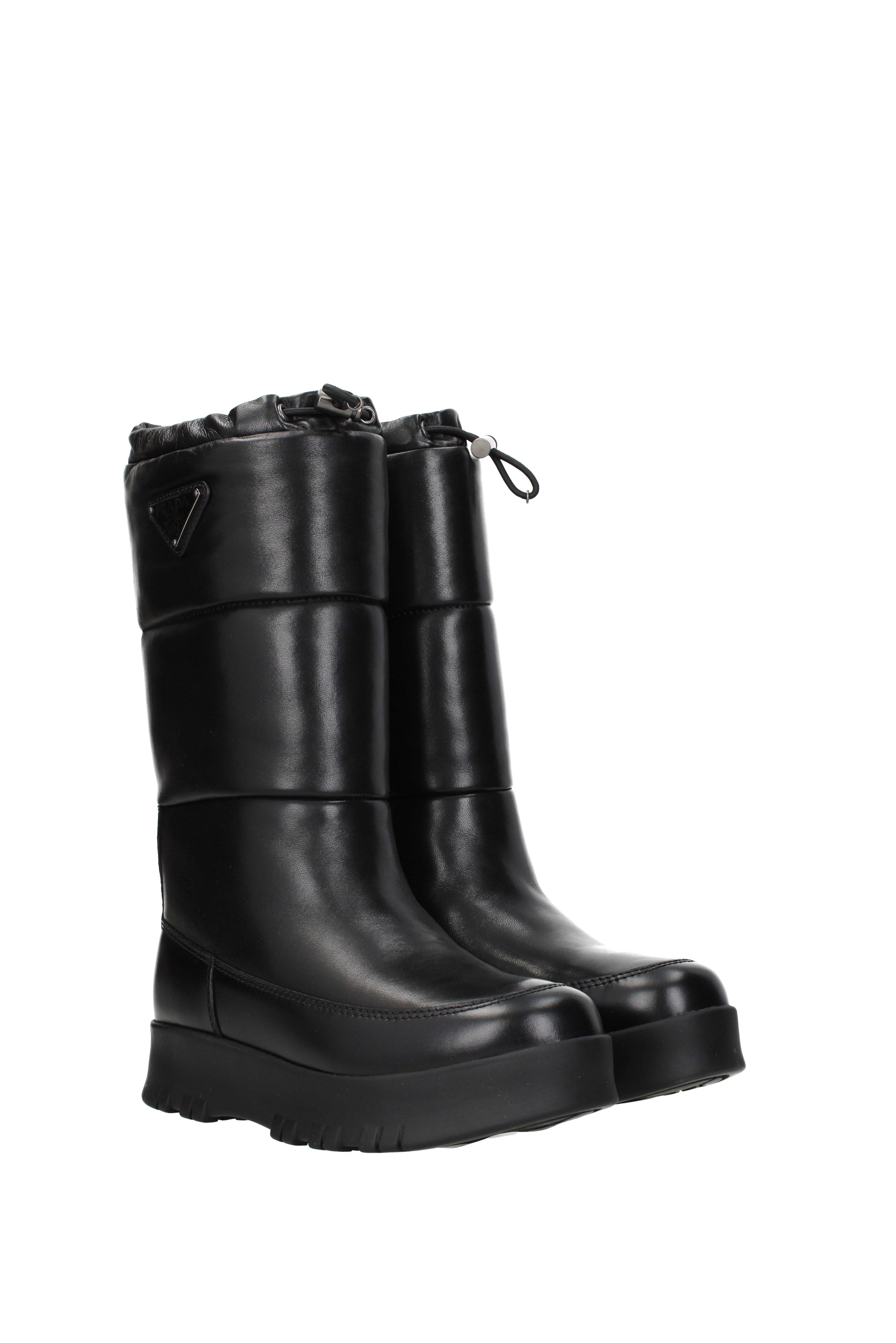 prada black boot