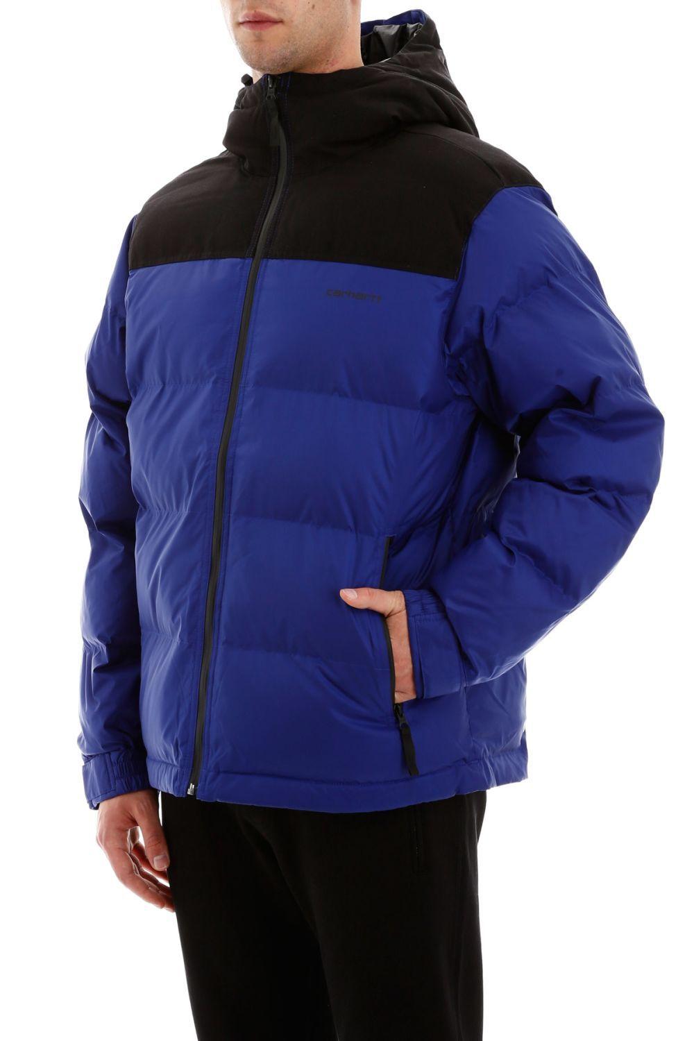 Carhartt Synthetic Larsen Puffer Jacket in Blue,Black (Blue) for Men Lyst