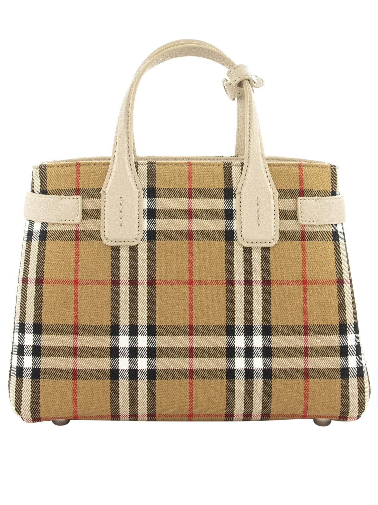 burberry small banner tote bag