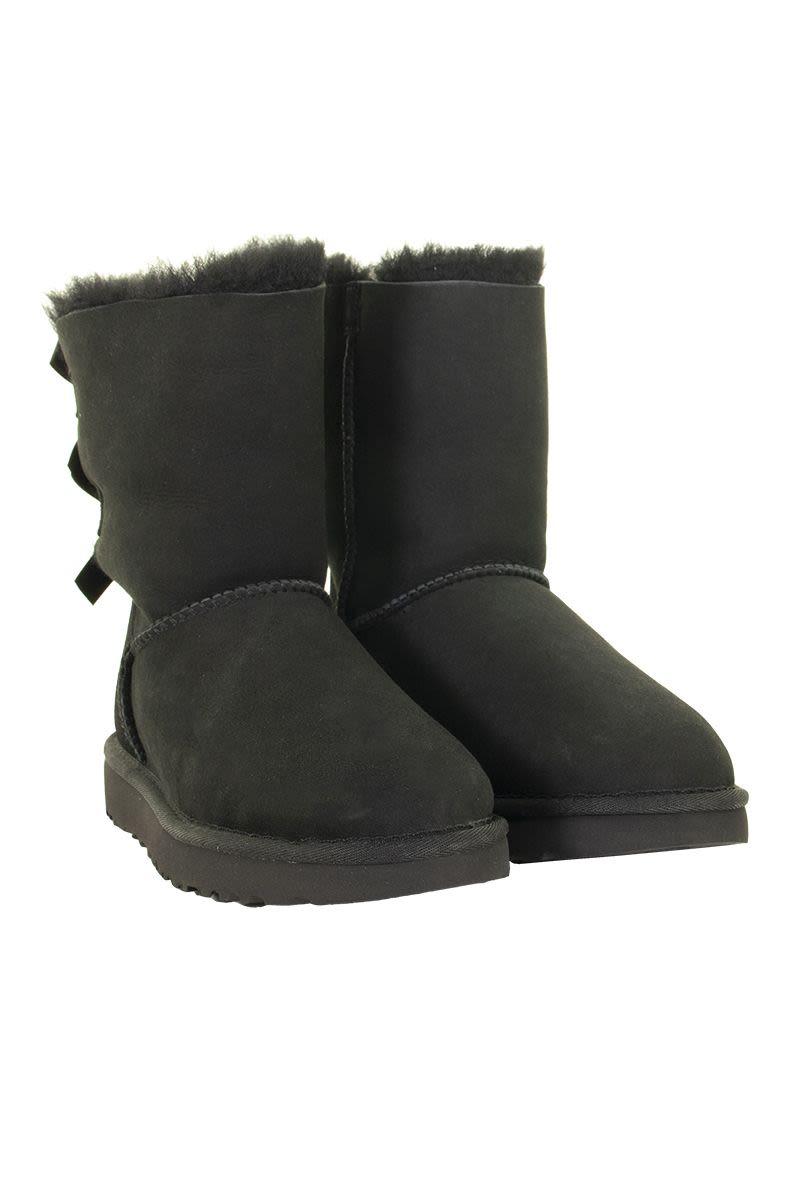 black ugg bailey bow boots