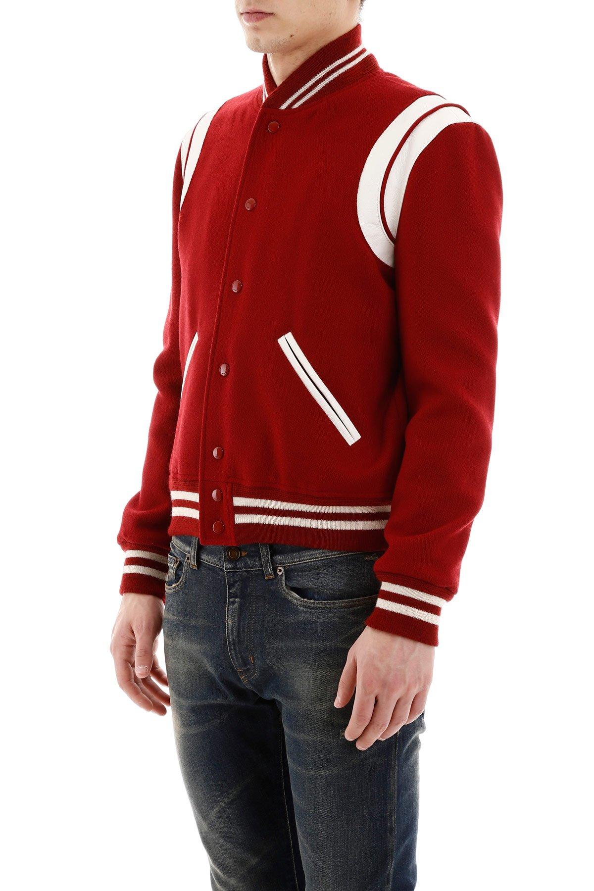 red teddy bomber jacket