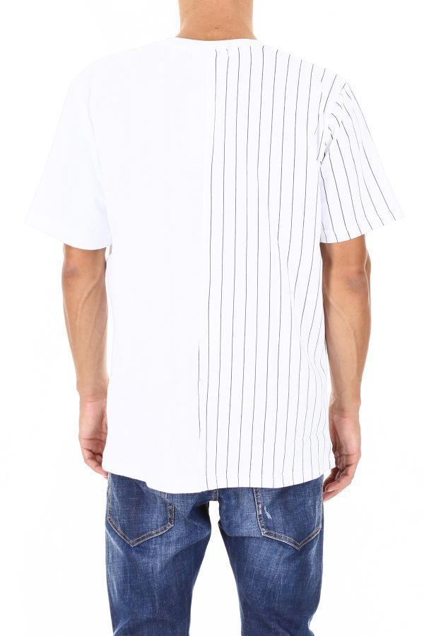 Fila Logo Baseball T-shirt in White,Black (White) for Men - Lyst