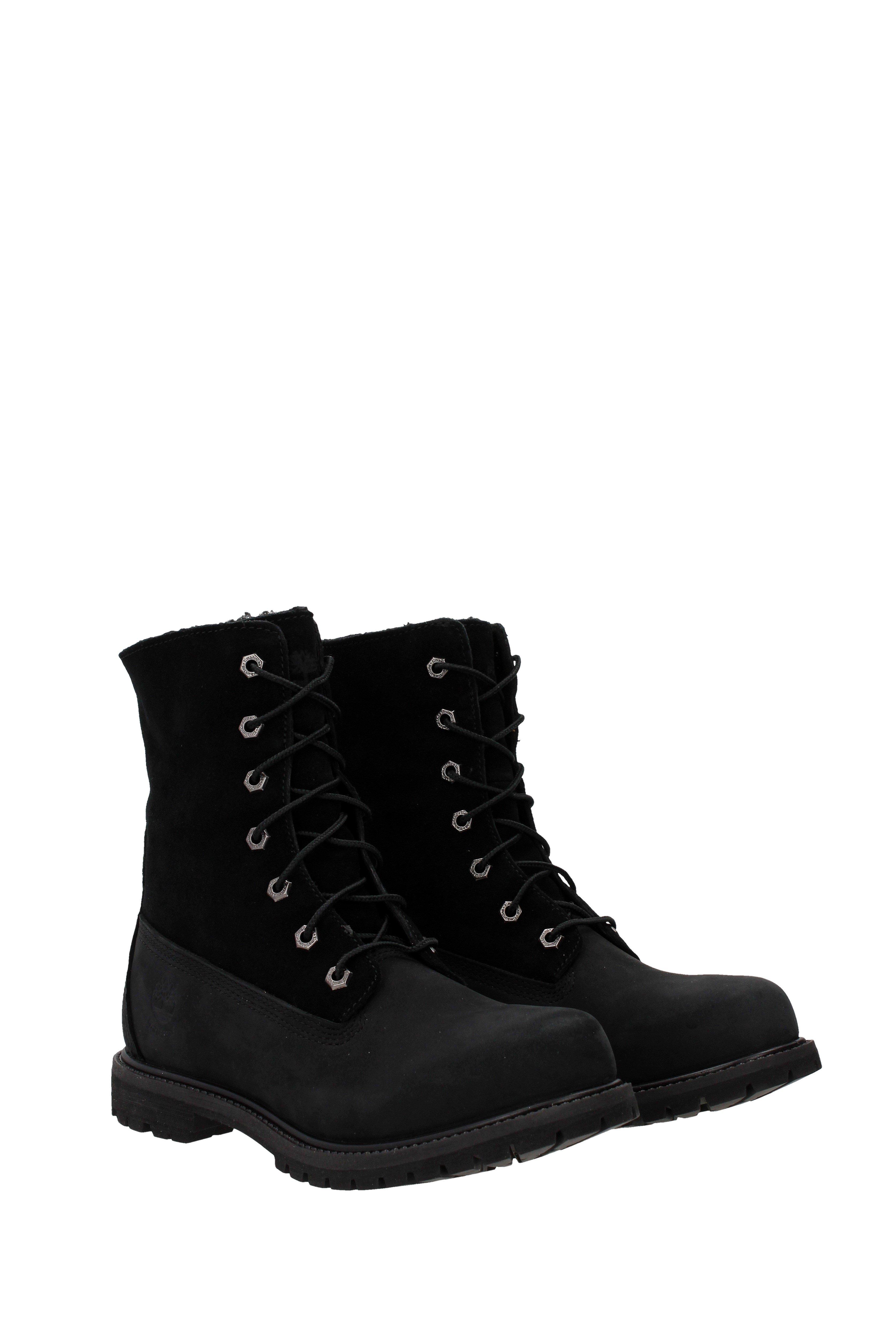 Timberland Leather Ankle Boots Women Black - Lyst