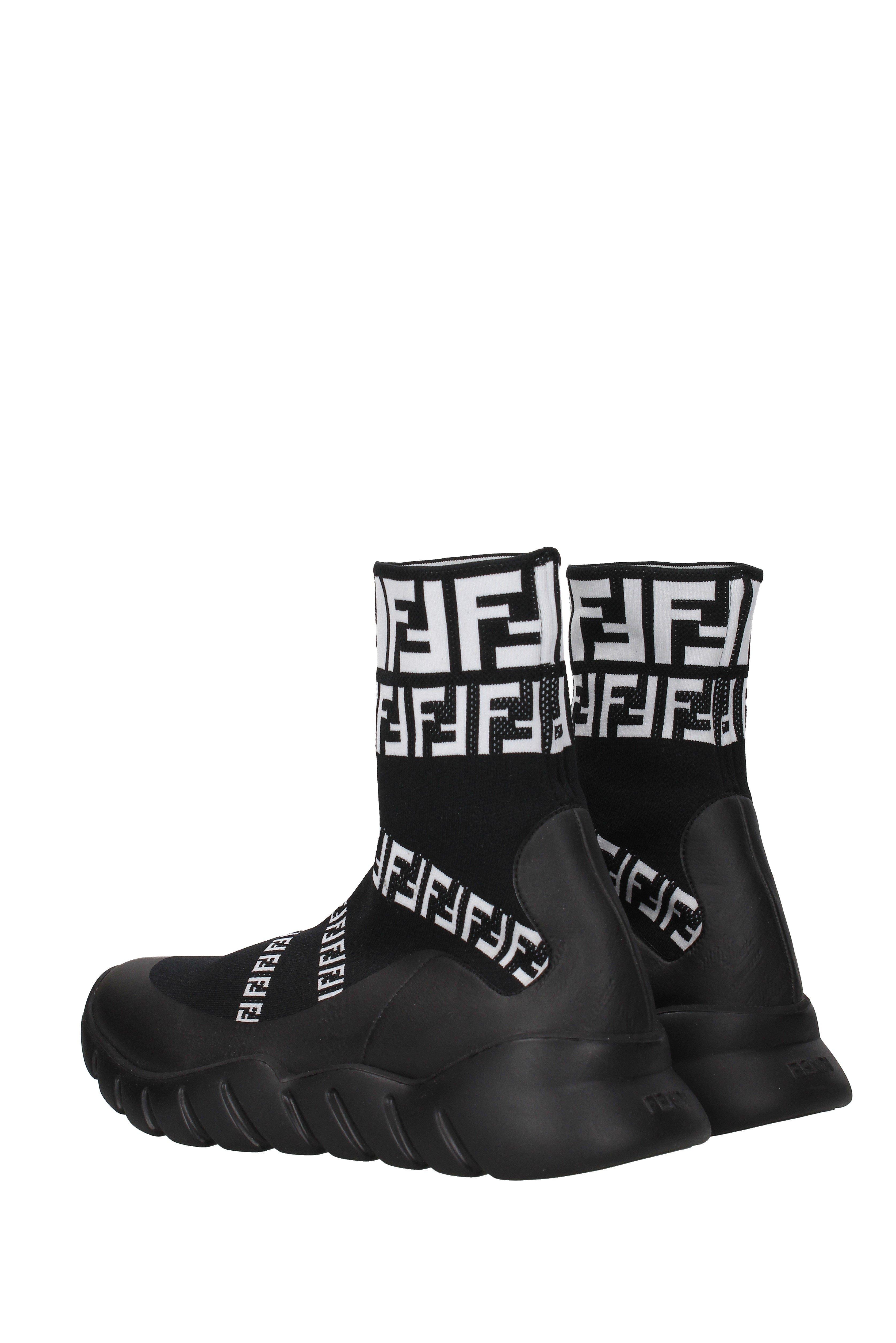 Fendi Ankle Boots in Black for Men - Lyst